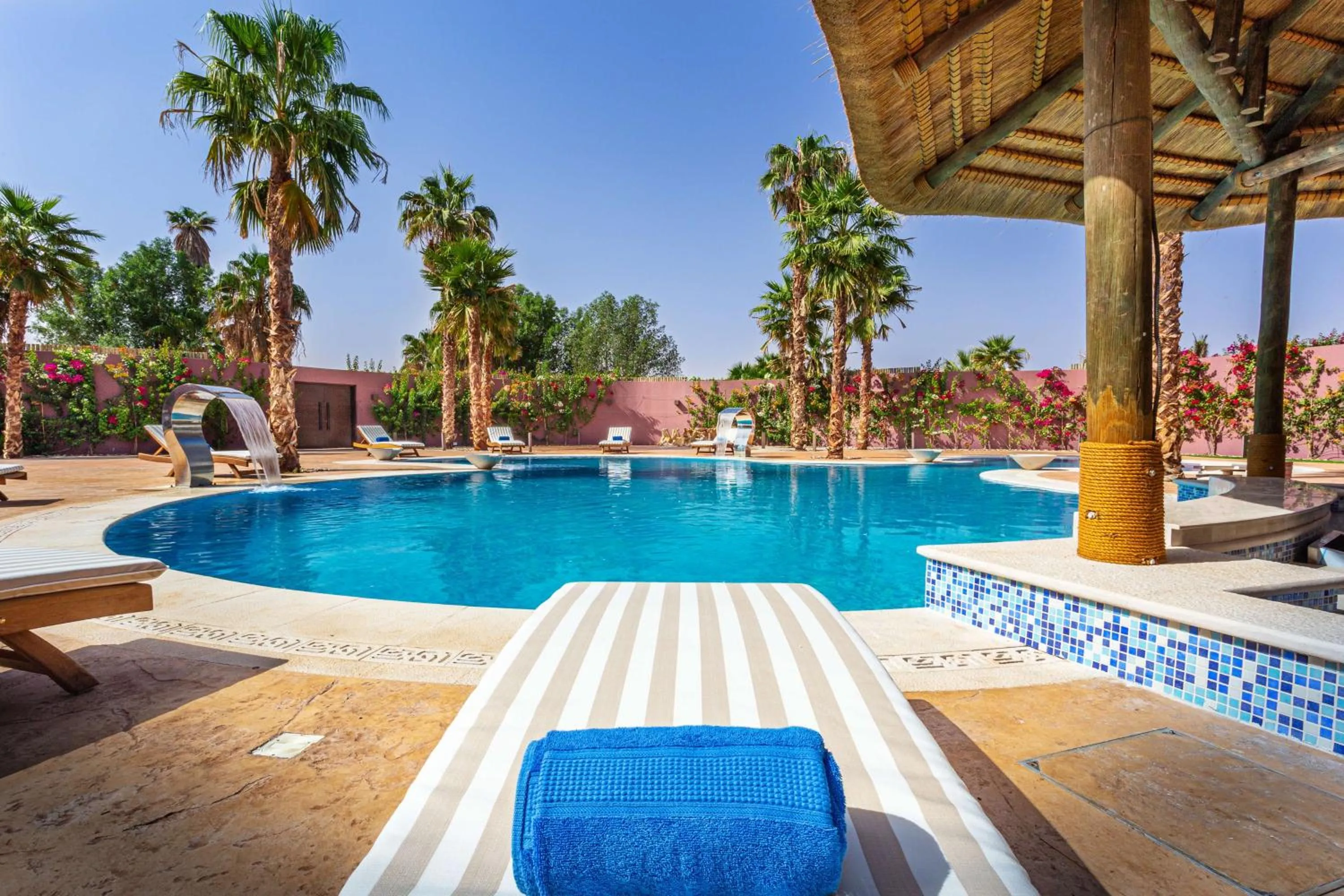Pool view in Nofa Riyadh, A Radisson Collection Resort