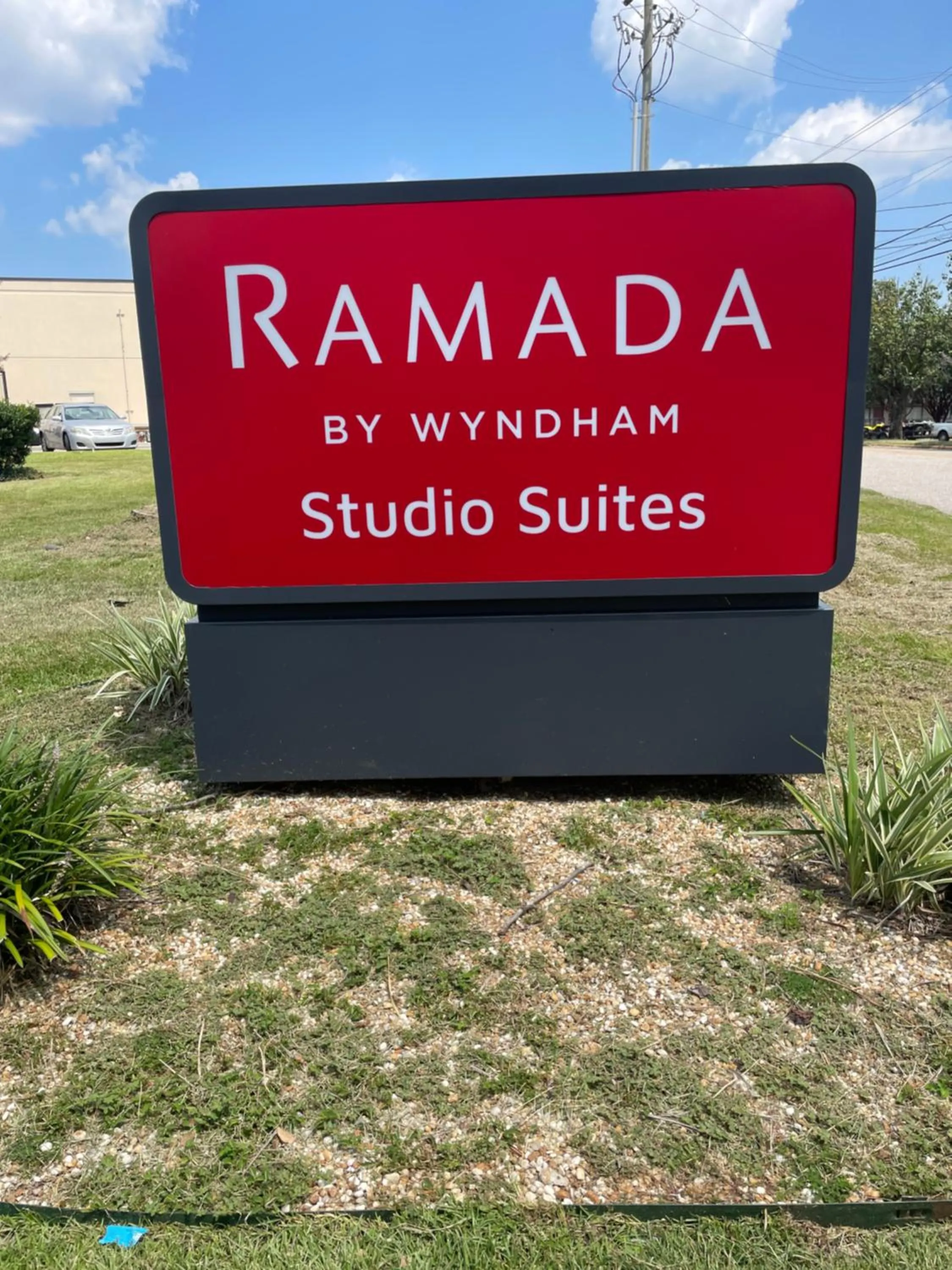 Property building in Ramada by Wyndham Studio Suites Dothan