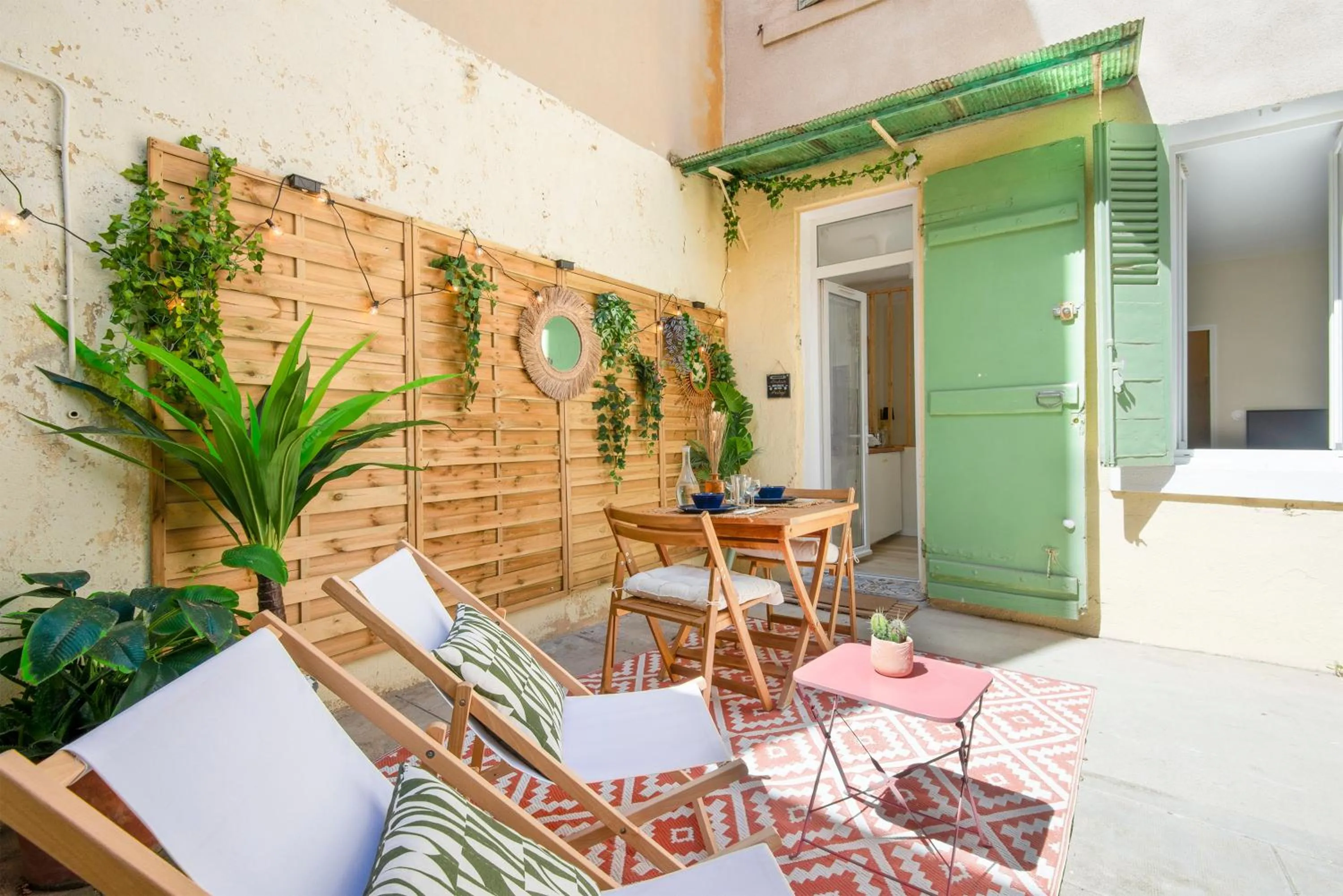 Paradis d'amour avec terrasse