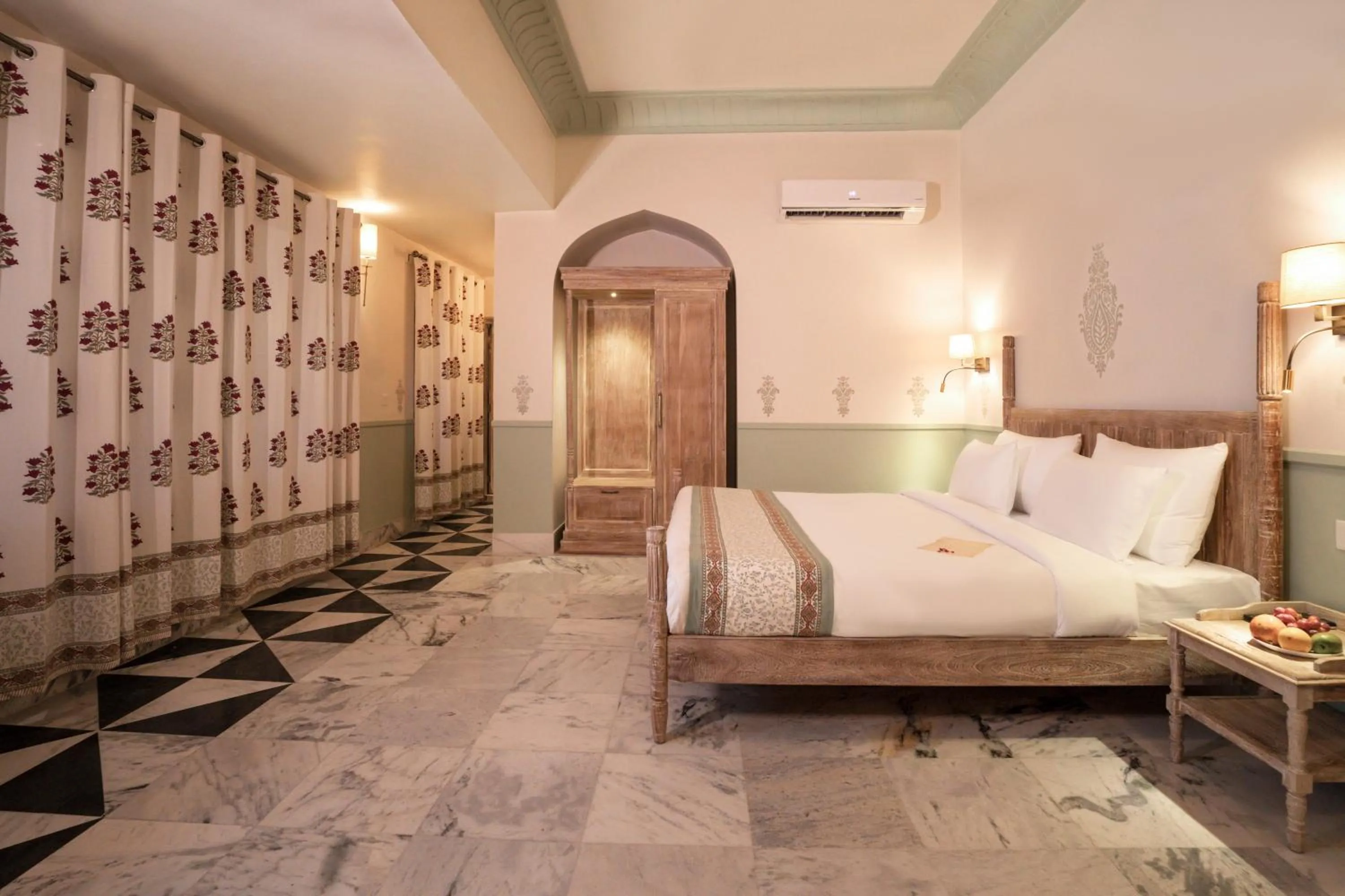 Bed in Dev Mahal - A Boutique Heritage Hotel