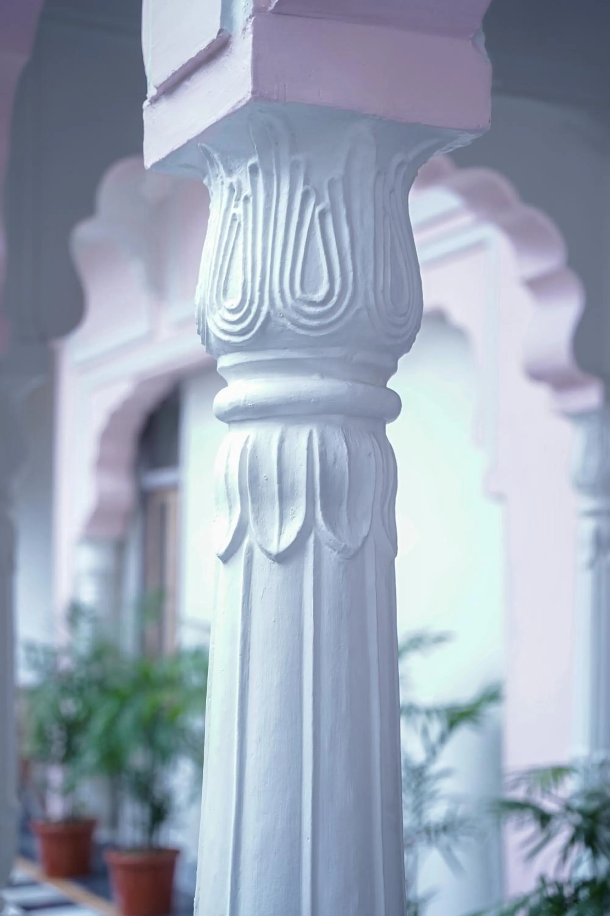 Decorative detail in Dev Mahal - A Boutique Heritage Hotel