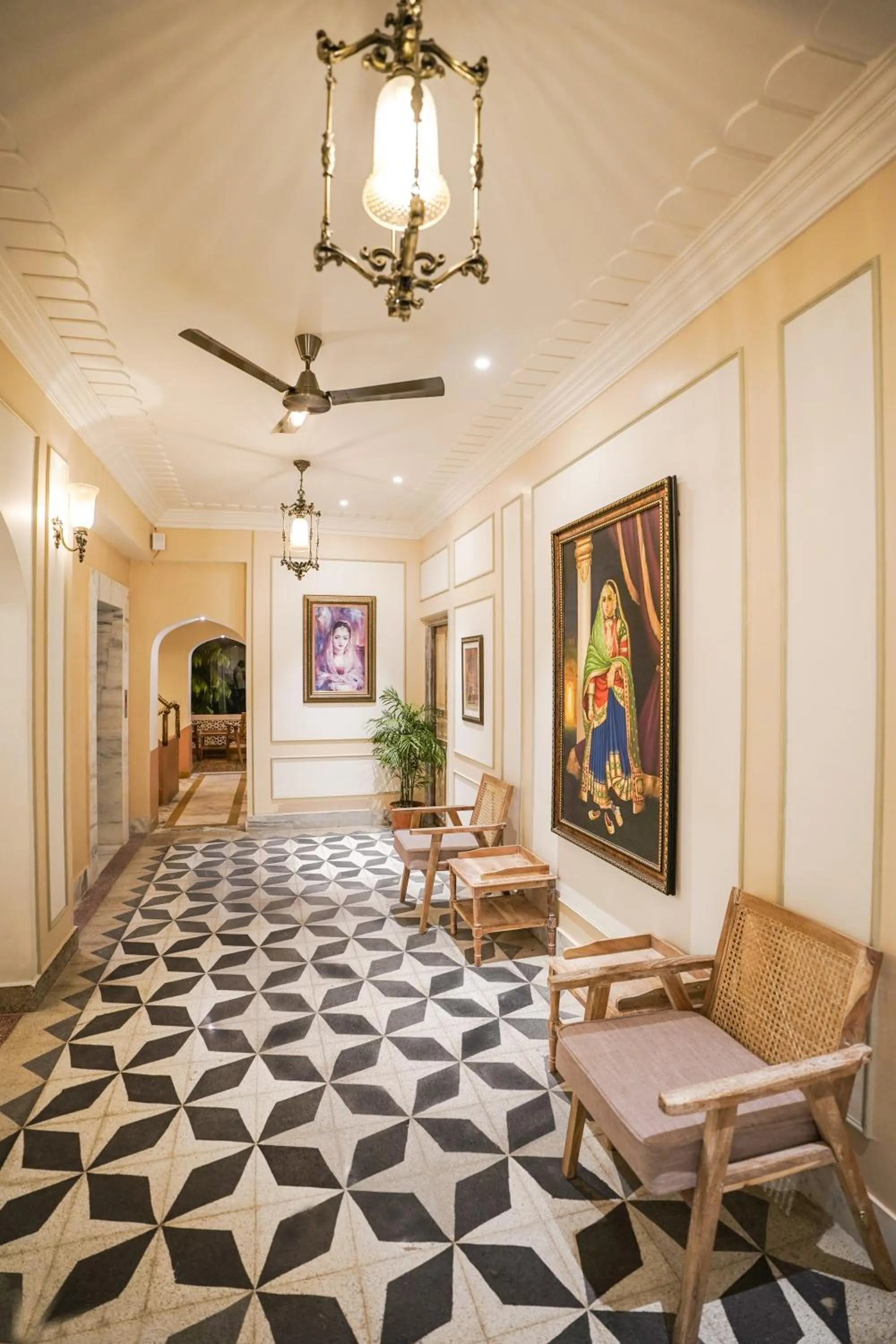 Lobby or reception in Dev Mahal - A Boutique Heritage Hotel