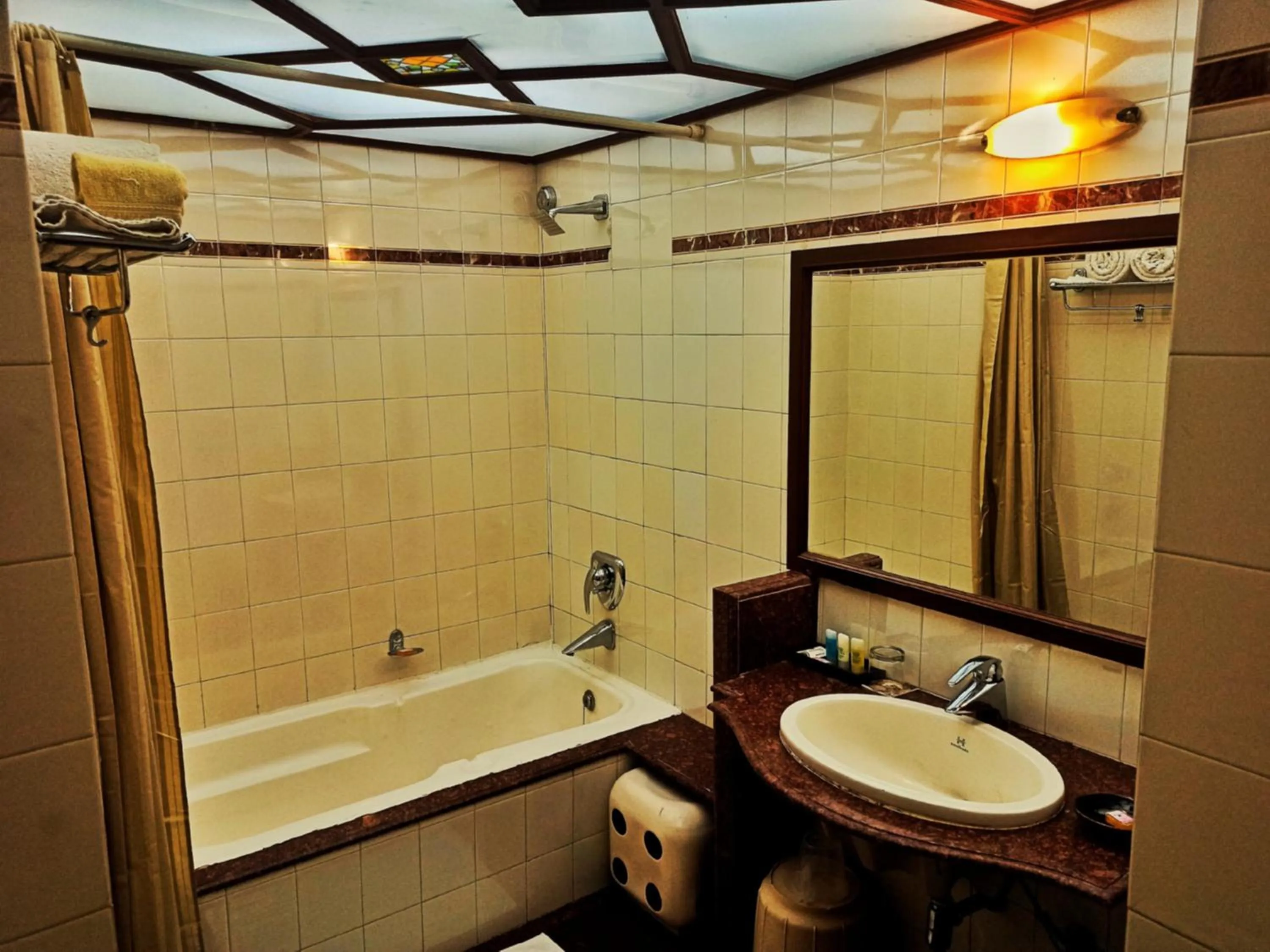 Shower in Kailash Parbat