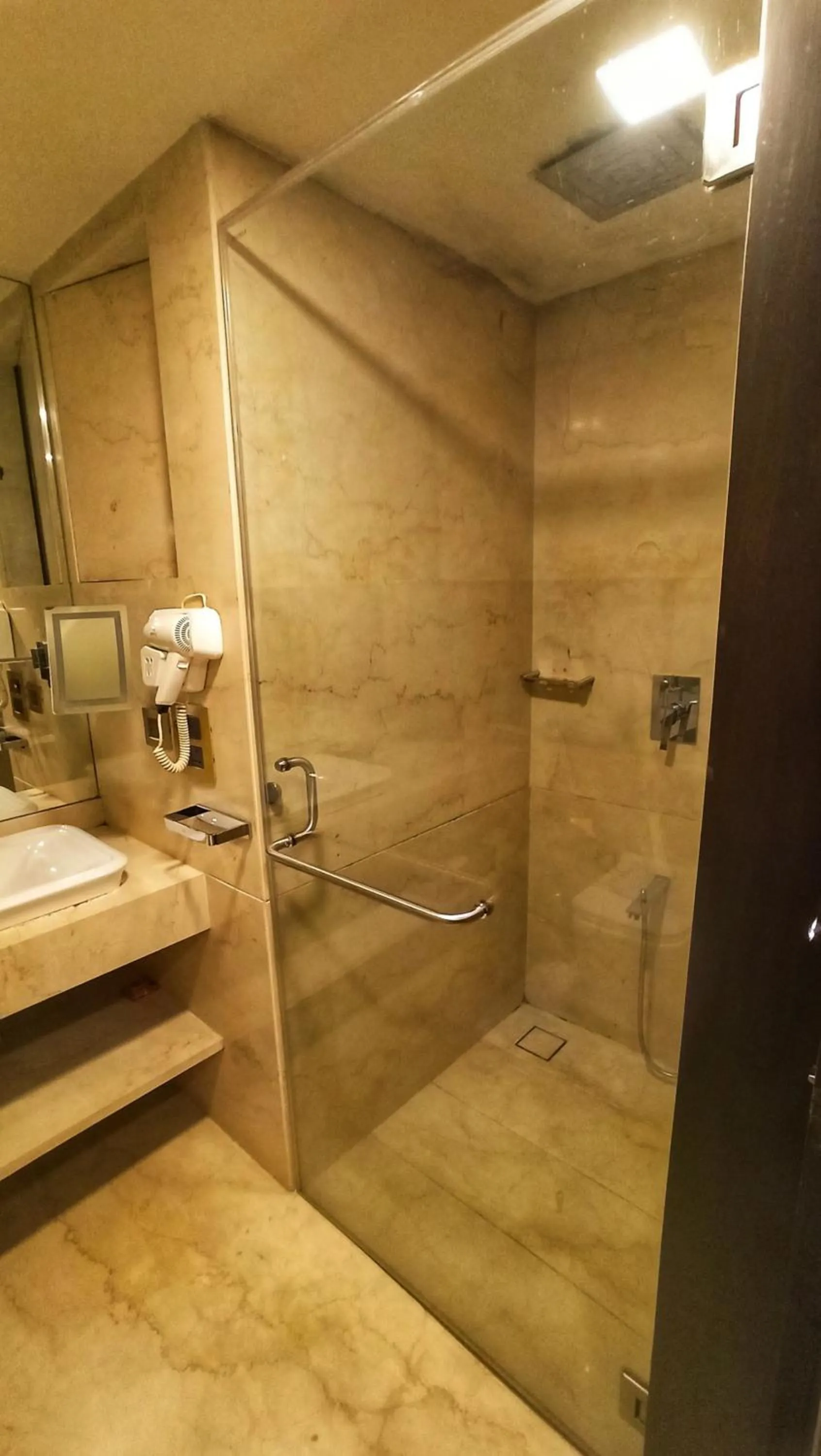 Shower in Kailash Parbat