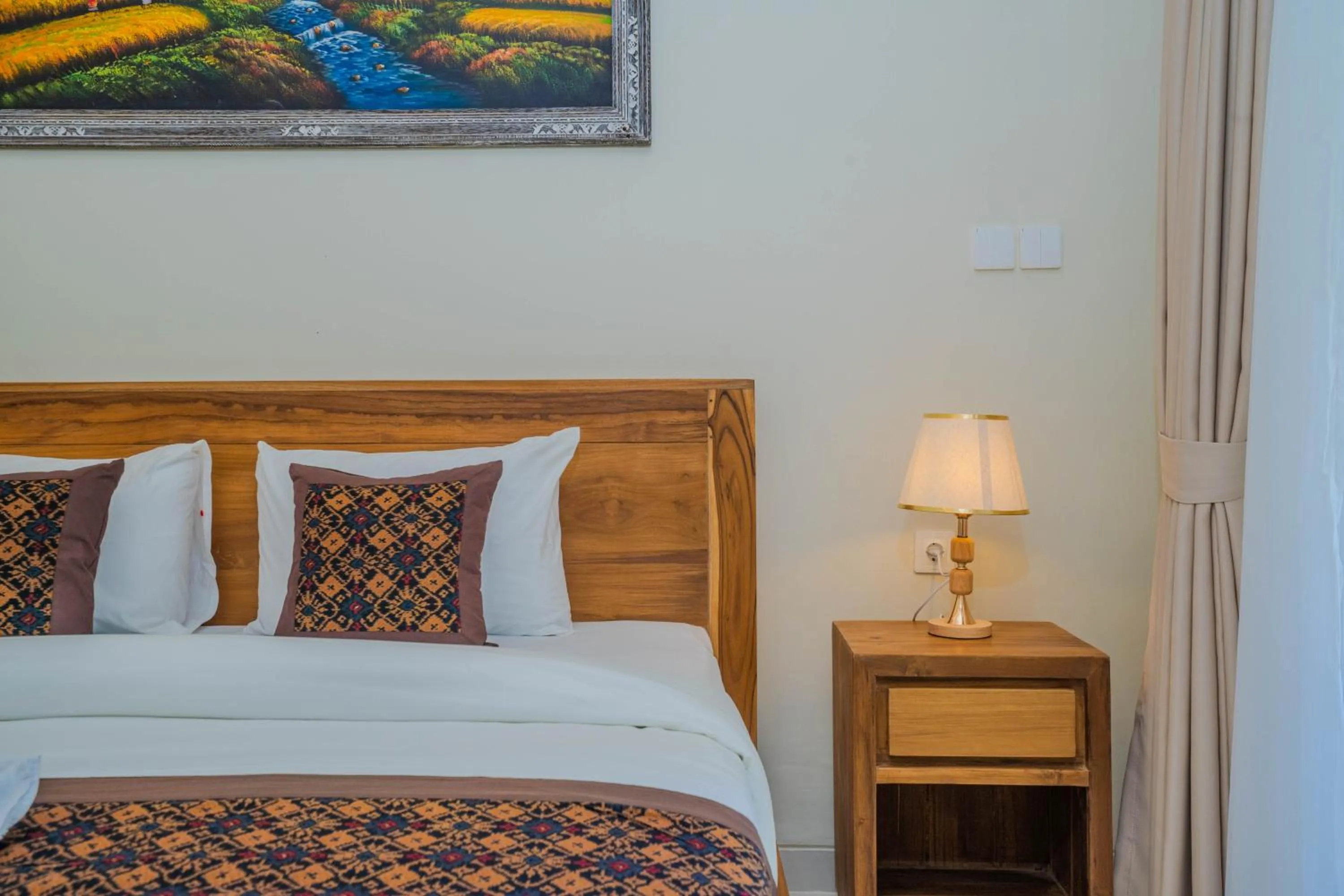 Bedroom, Bed in Bagas Bagus Guesthouse