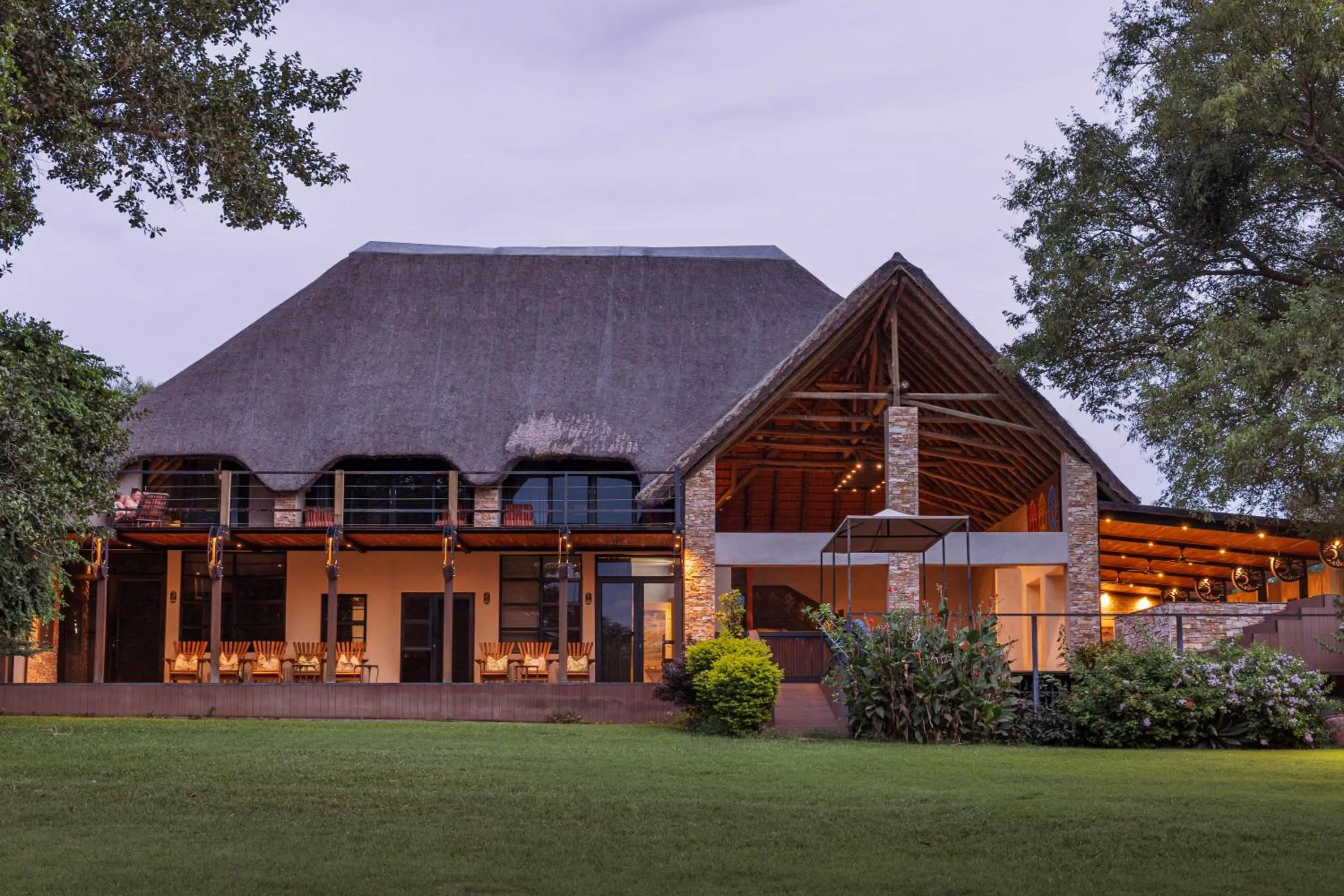 Garden in Chobe River Lodge