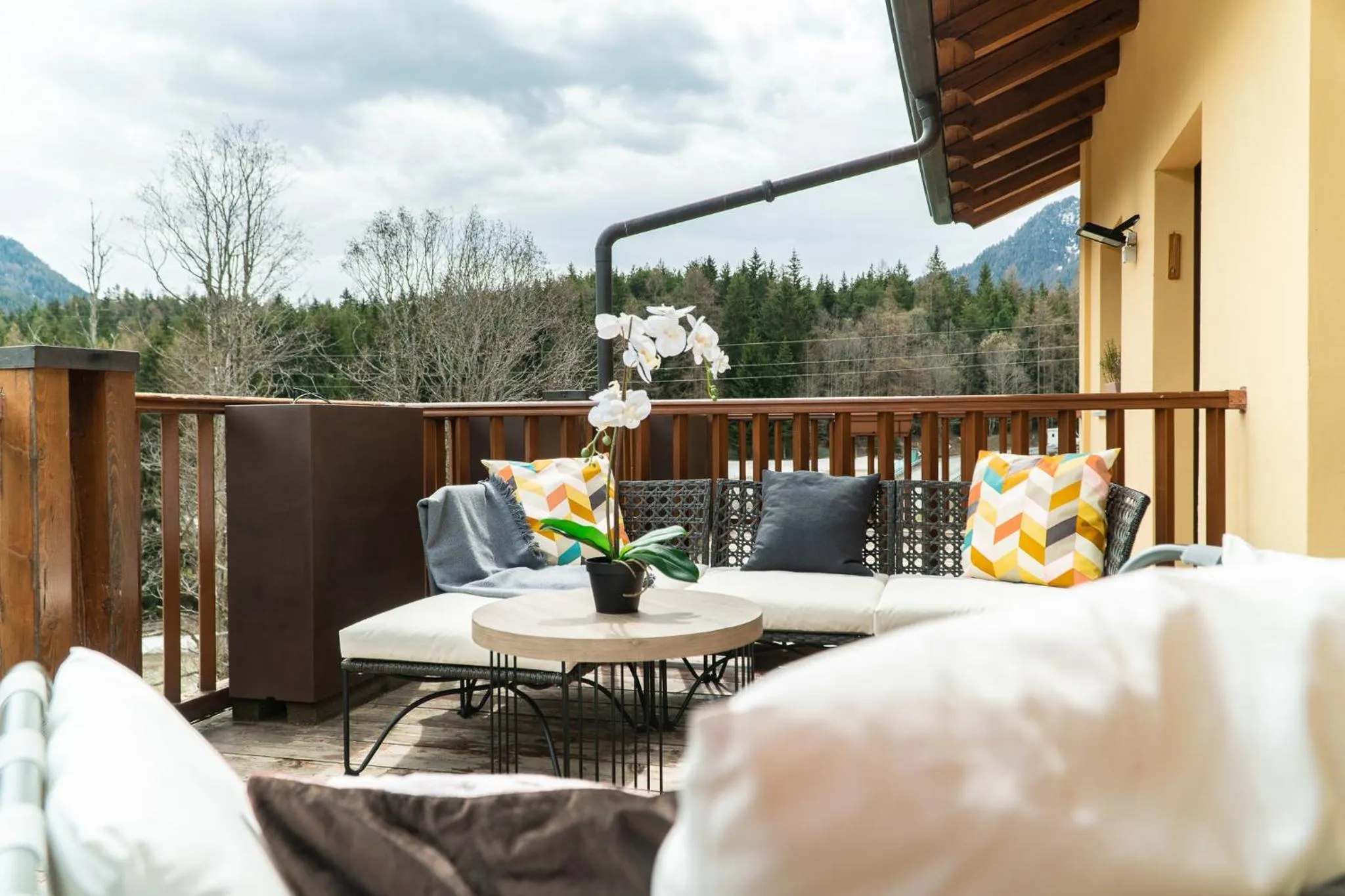 Balcony/Terrace in Maison Poluc hotel apartments