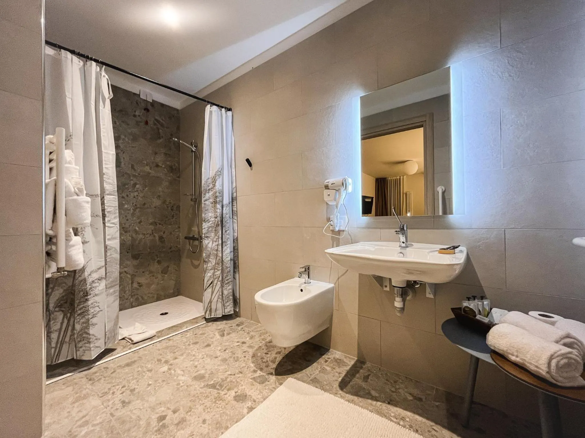 Bathroom in Maison Poluc hotel apartments