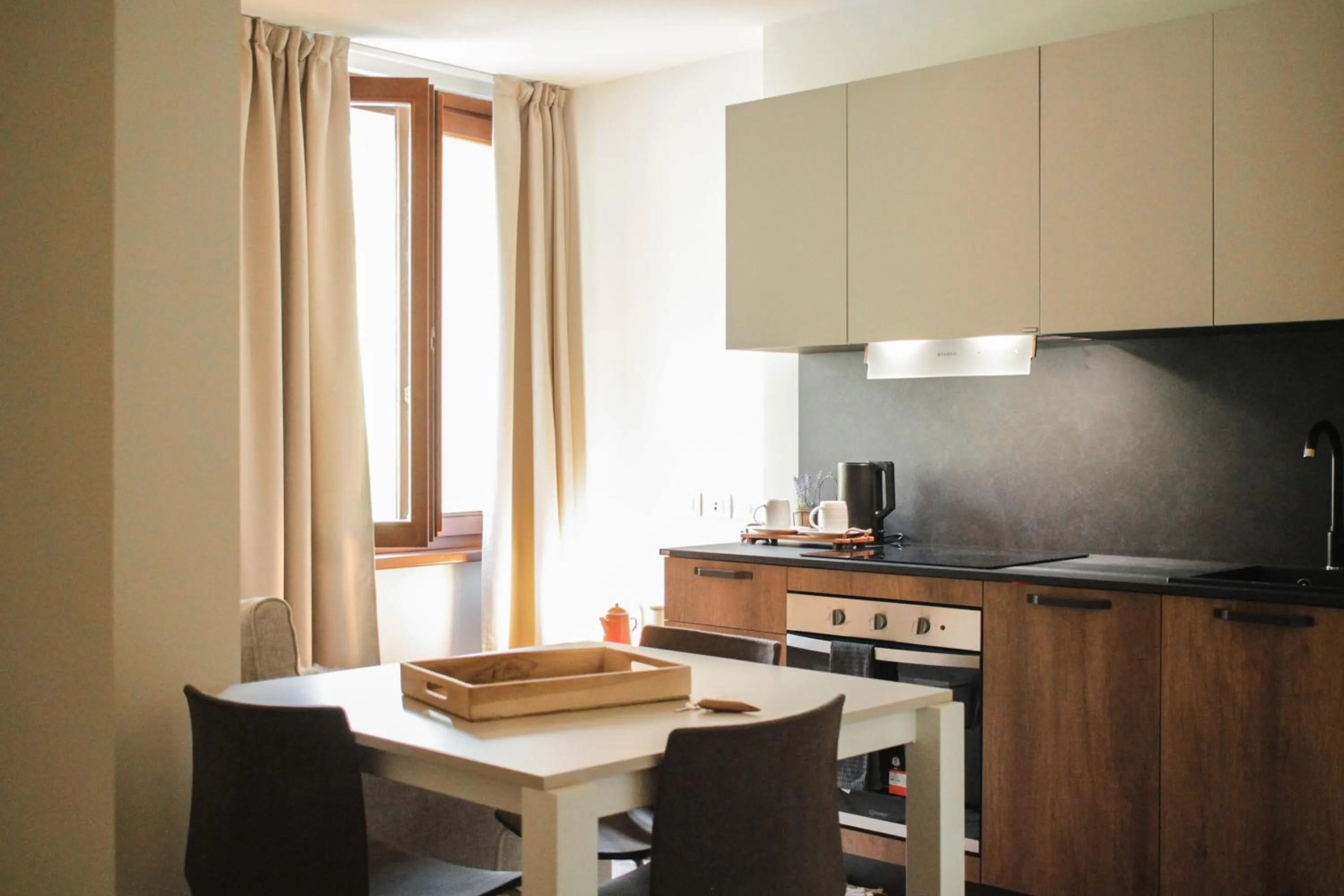 kitchen in Maison Poluc hotel apartments