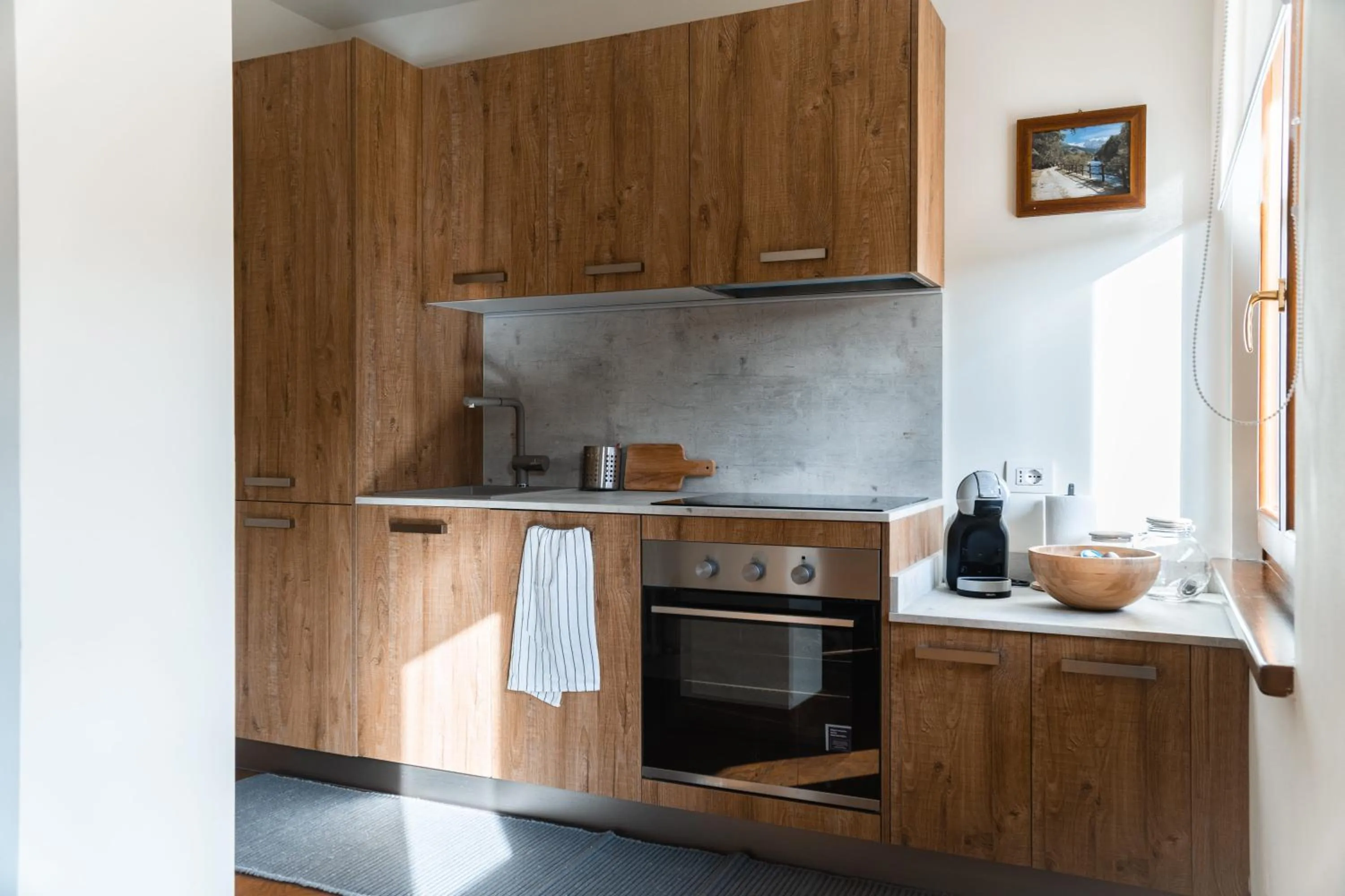 Kitchen or kitchenette in Maison Poluc hotel apartments