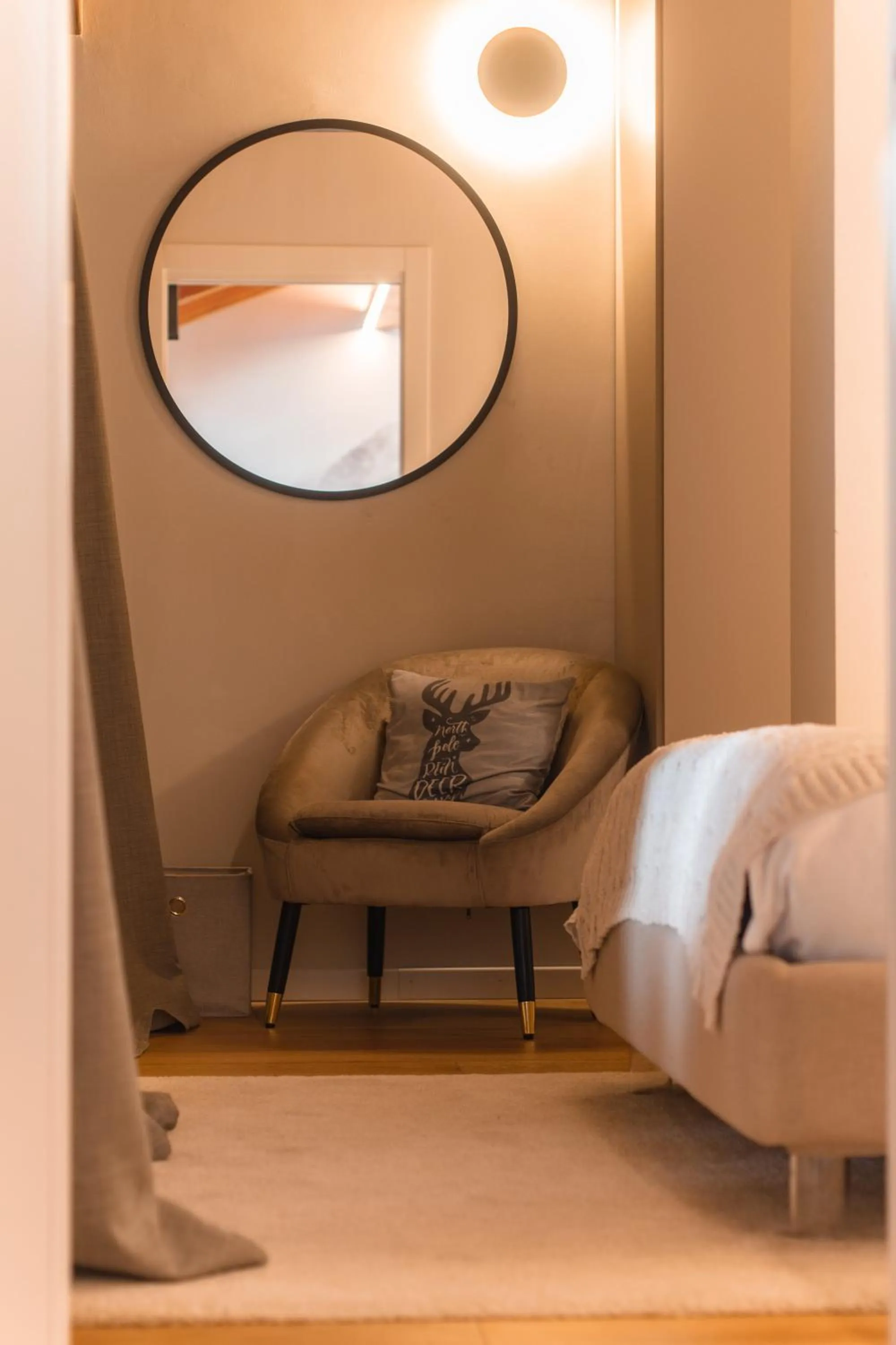 Bedroom in Maison Poluc hotel apartments