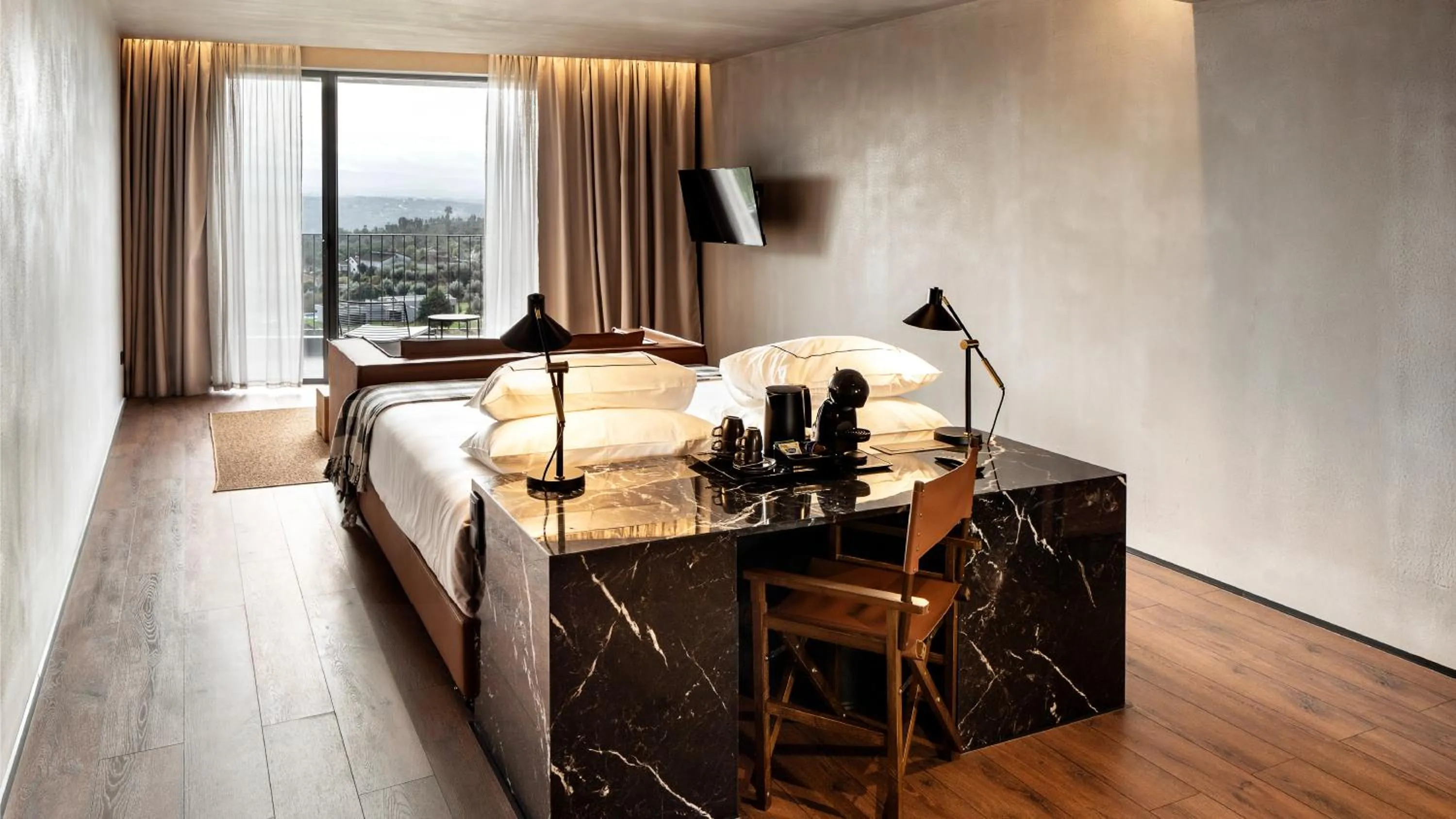 Bedroom, Bed in Puro Dão Hotel & Spa