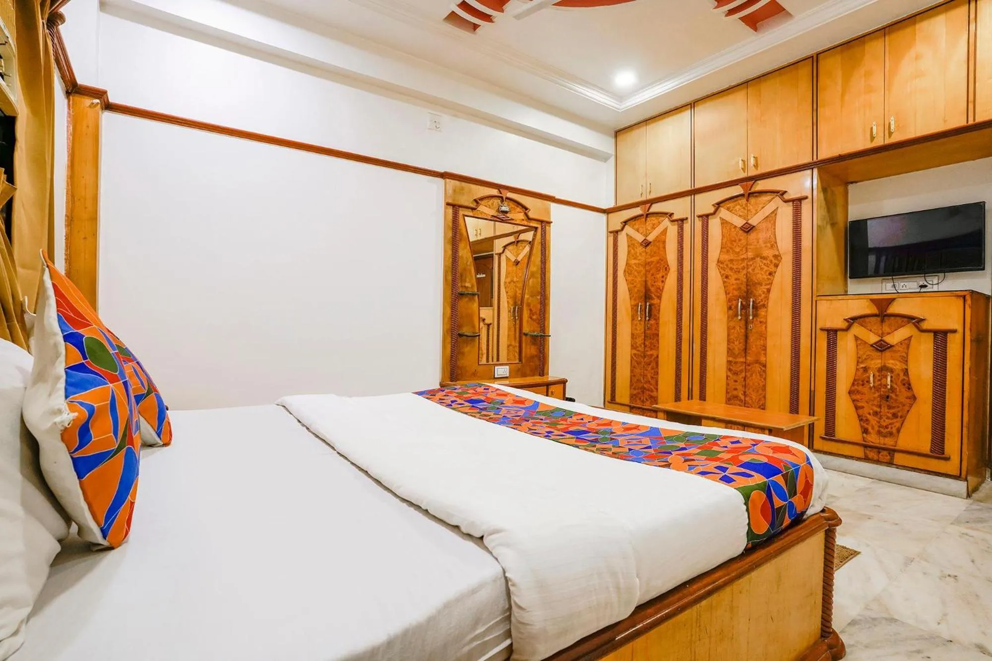 Bed in FabHotel Rest & Peace