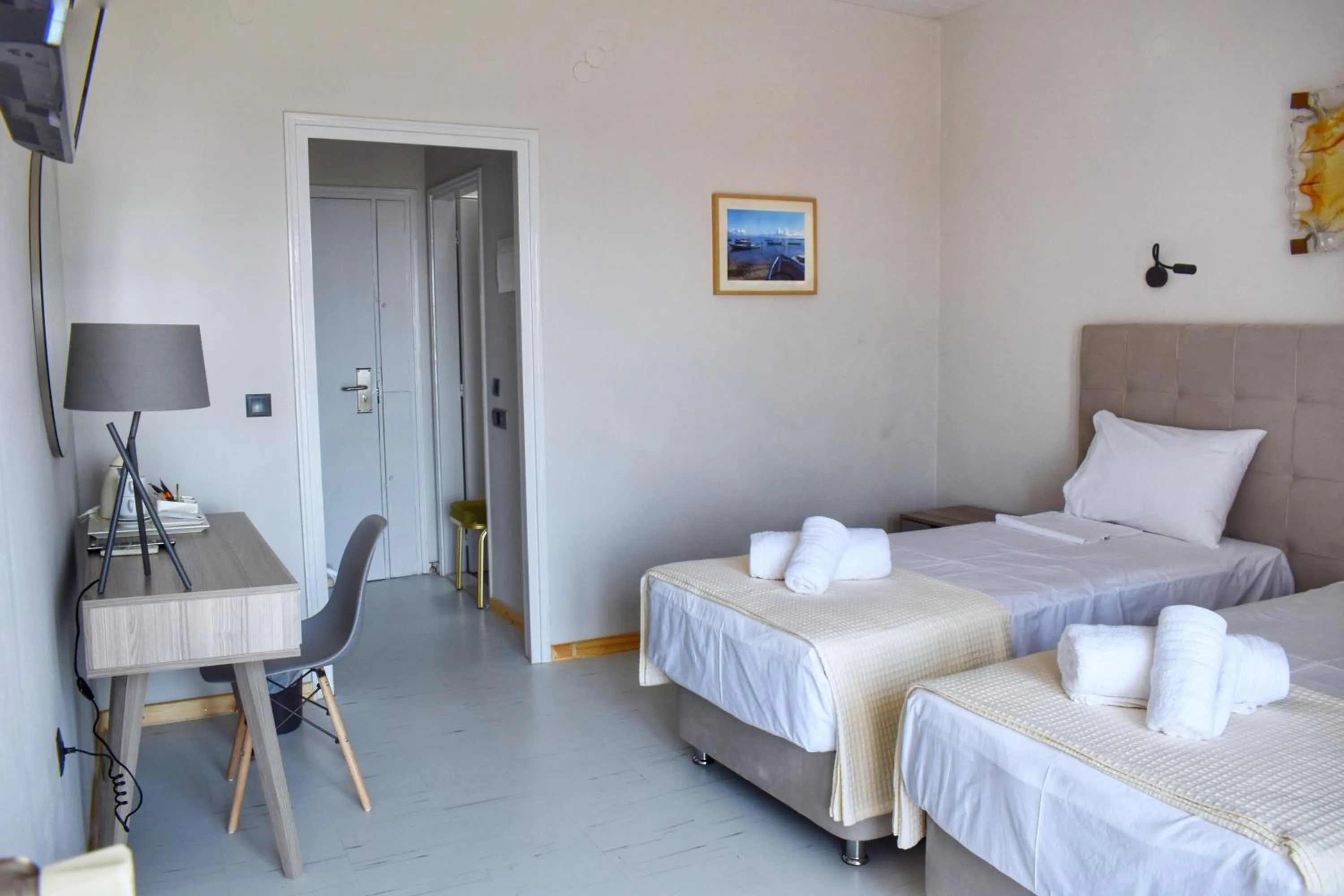 Bedroom, Bed in Hotel Theoxenia