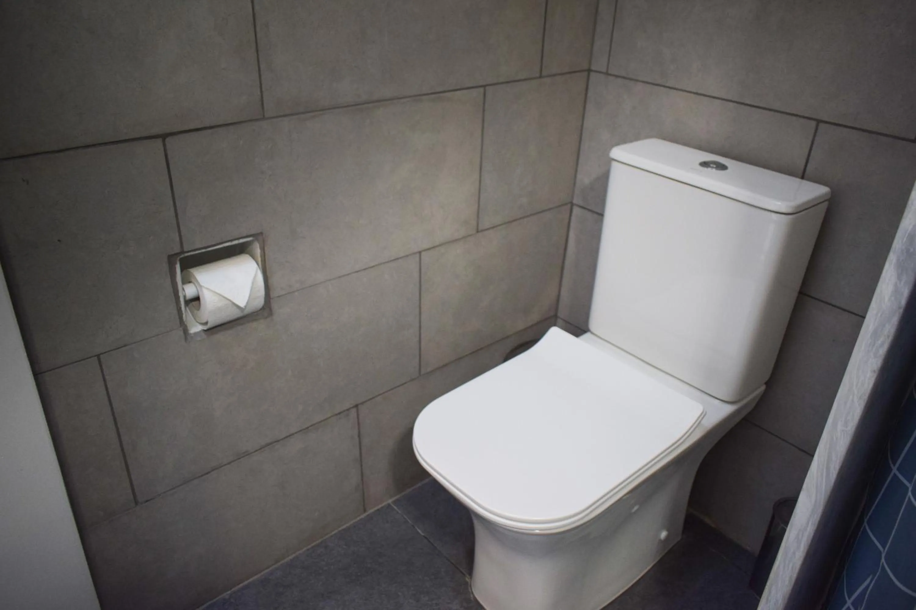 Toilet in Hotel Theoxenia