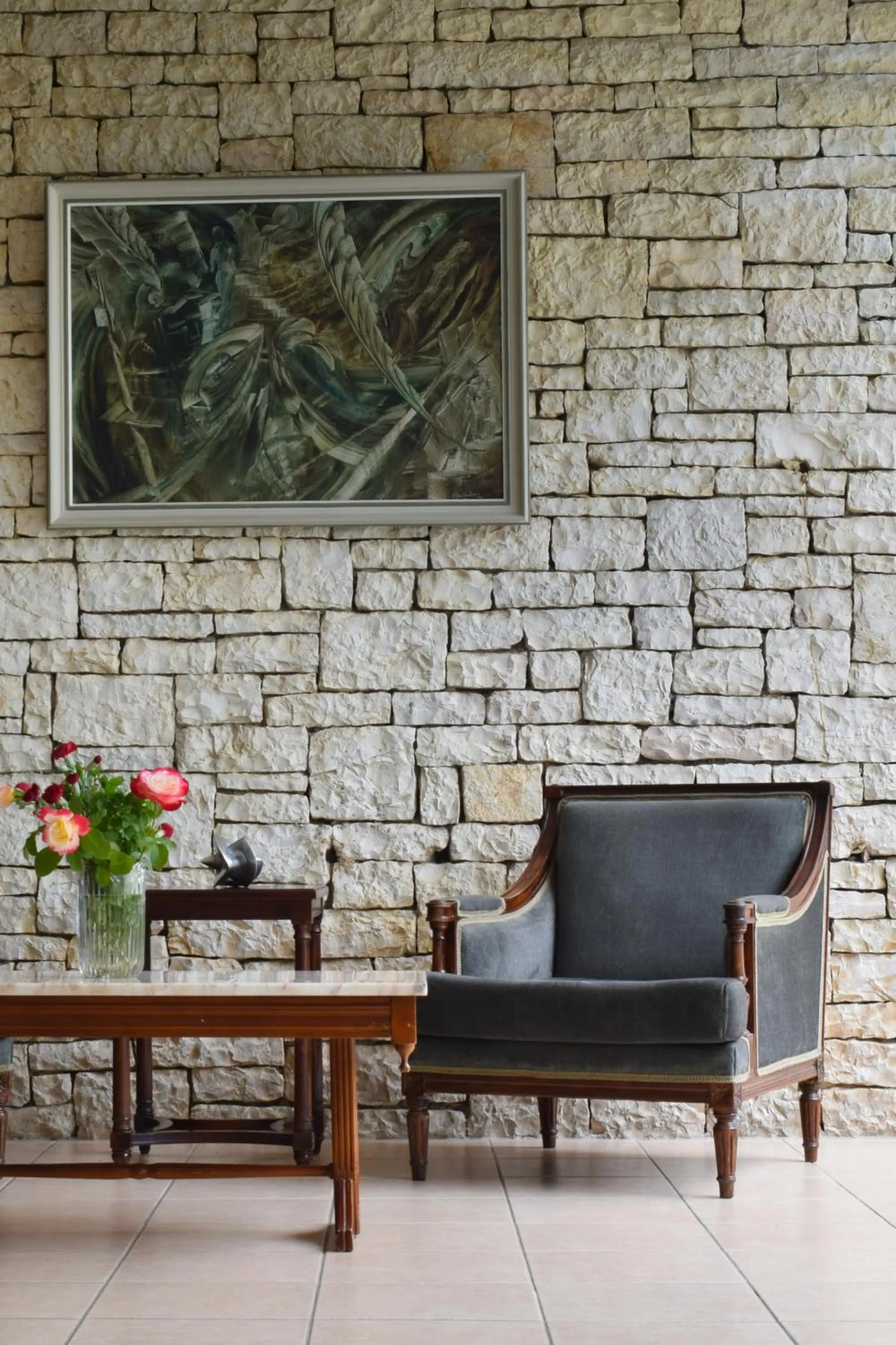 Seating area in Hotel Theoxenia