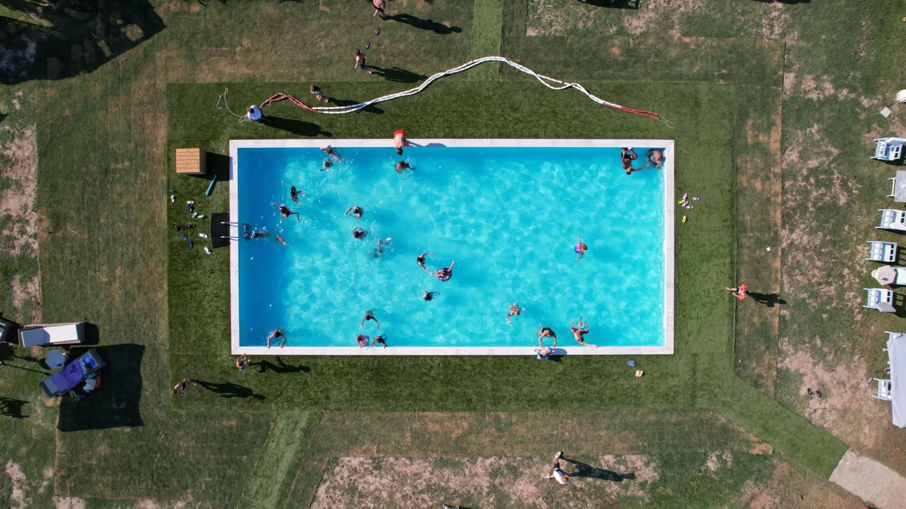Swimming pool in Hotel Theoxenia