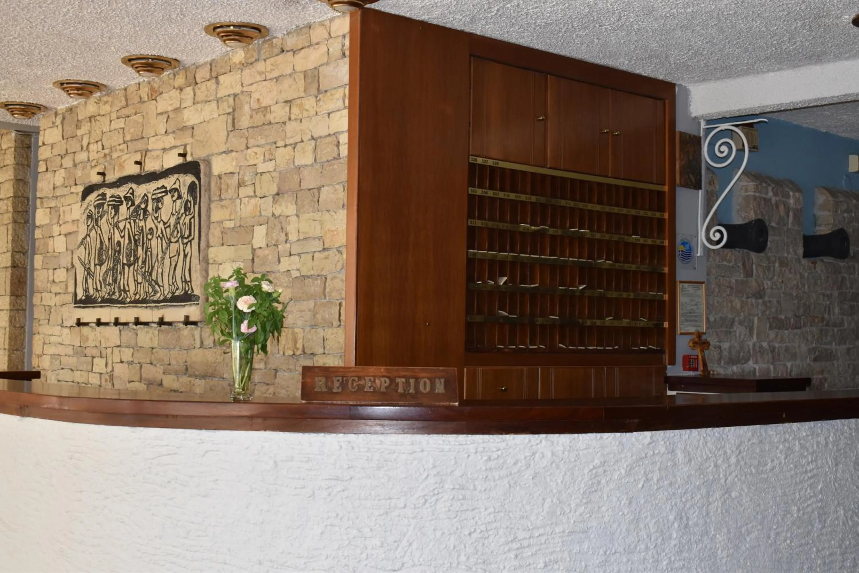 Lobby or reception in Hotel Theoxenia