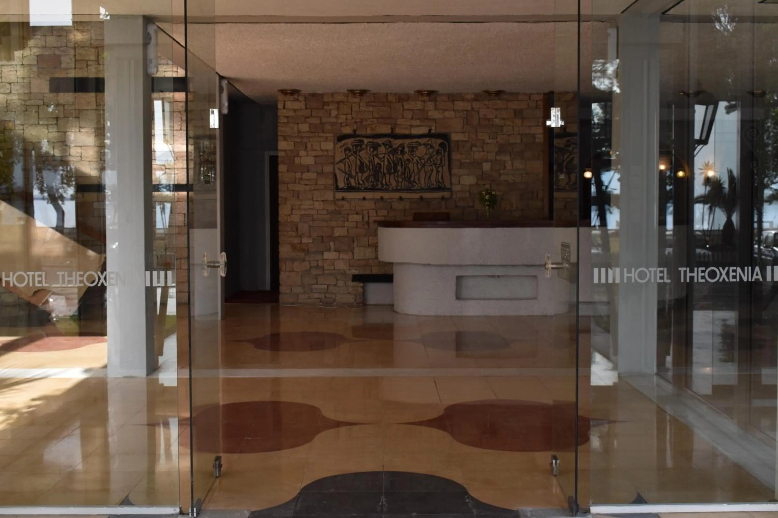 Lobby or reception in Hotel Theoxenia