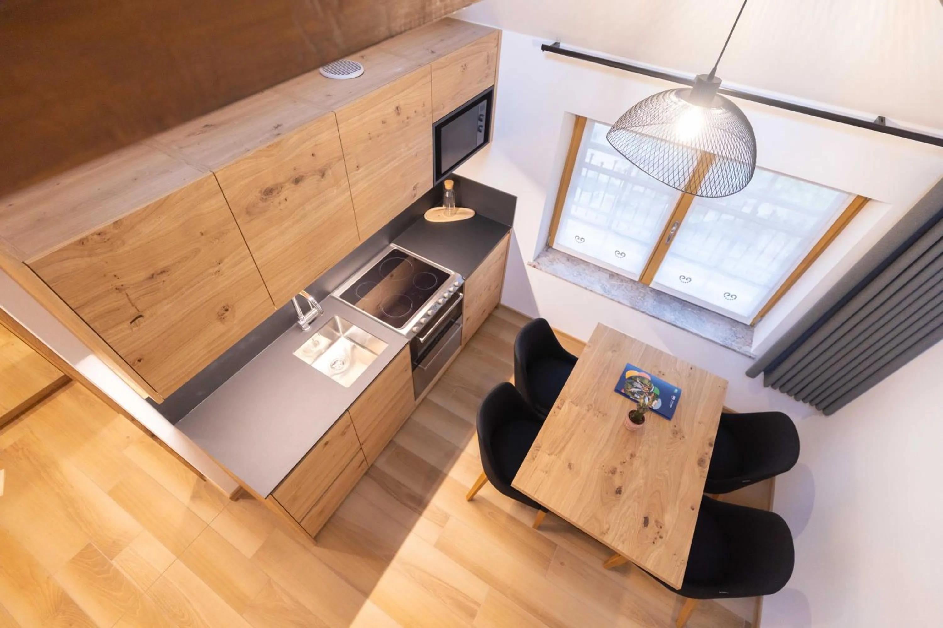 Kitchen or kitchenette in Boutique Hotel Vila Loka