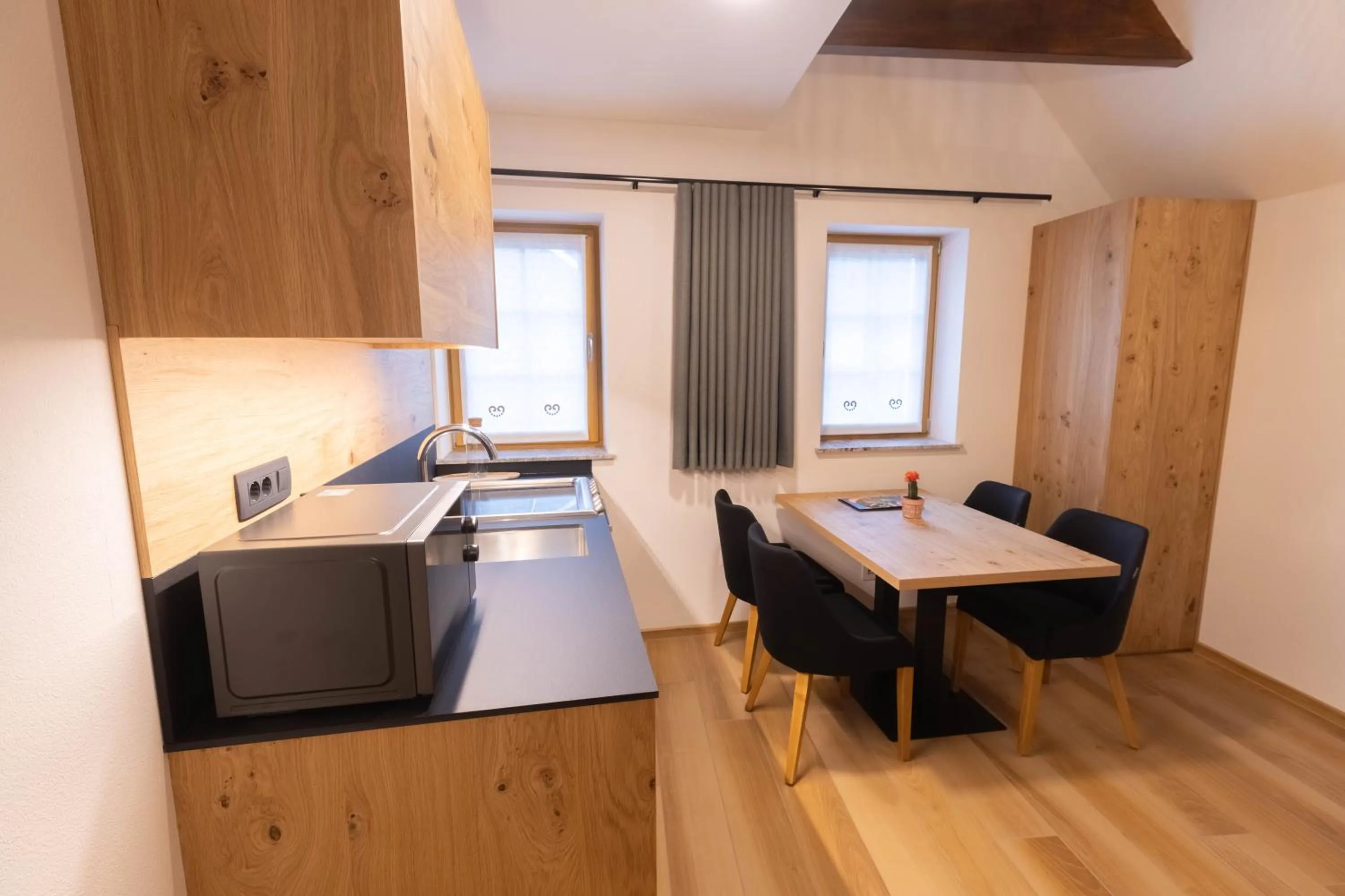 Kitchen or kitchenette in Boutique Hotel Vila Loka