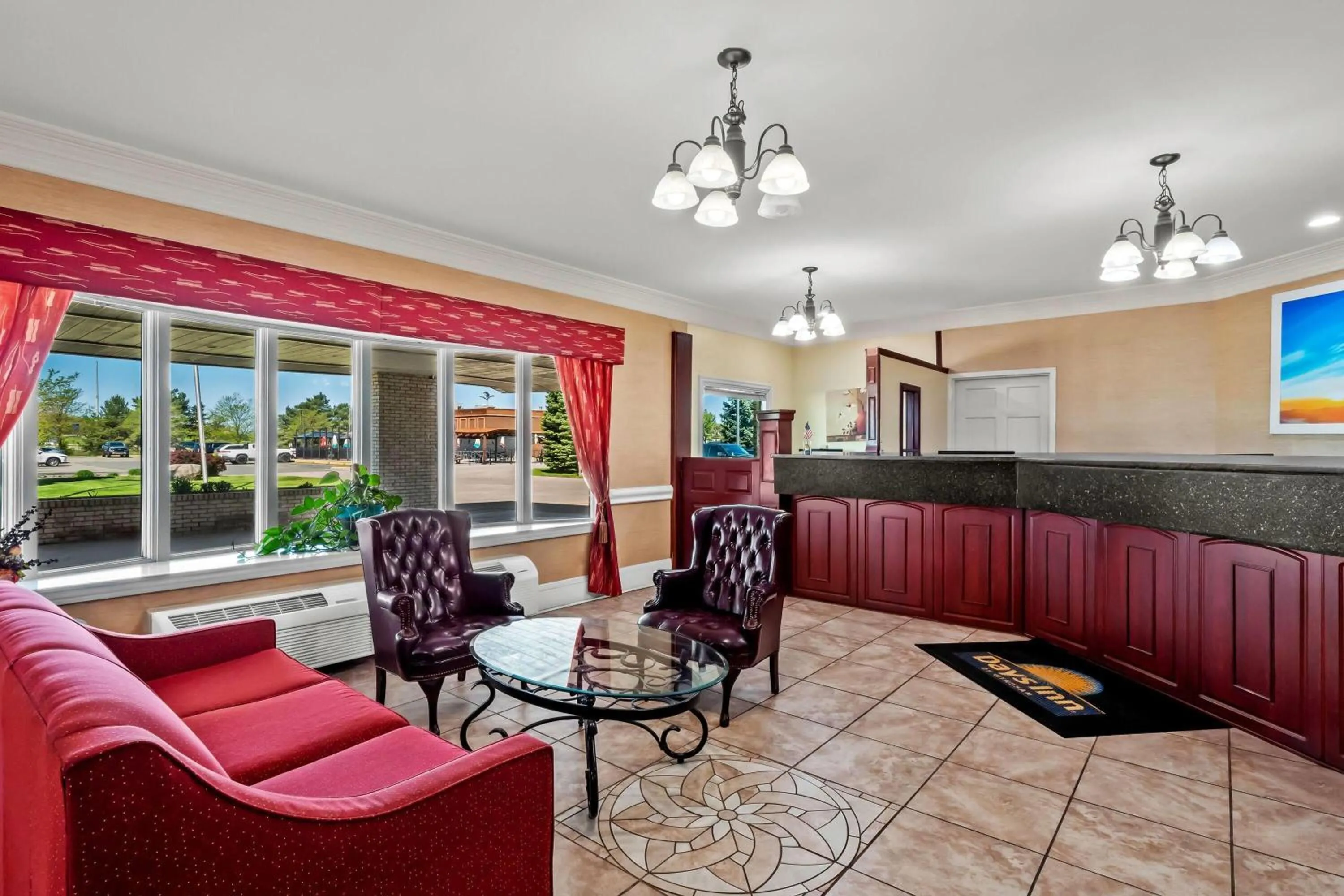 Lobby or reception in Days Inn by Wyndham Whitmore Lake Near Ann Arbor And Brighton