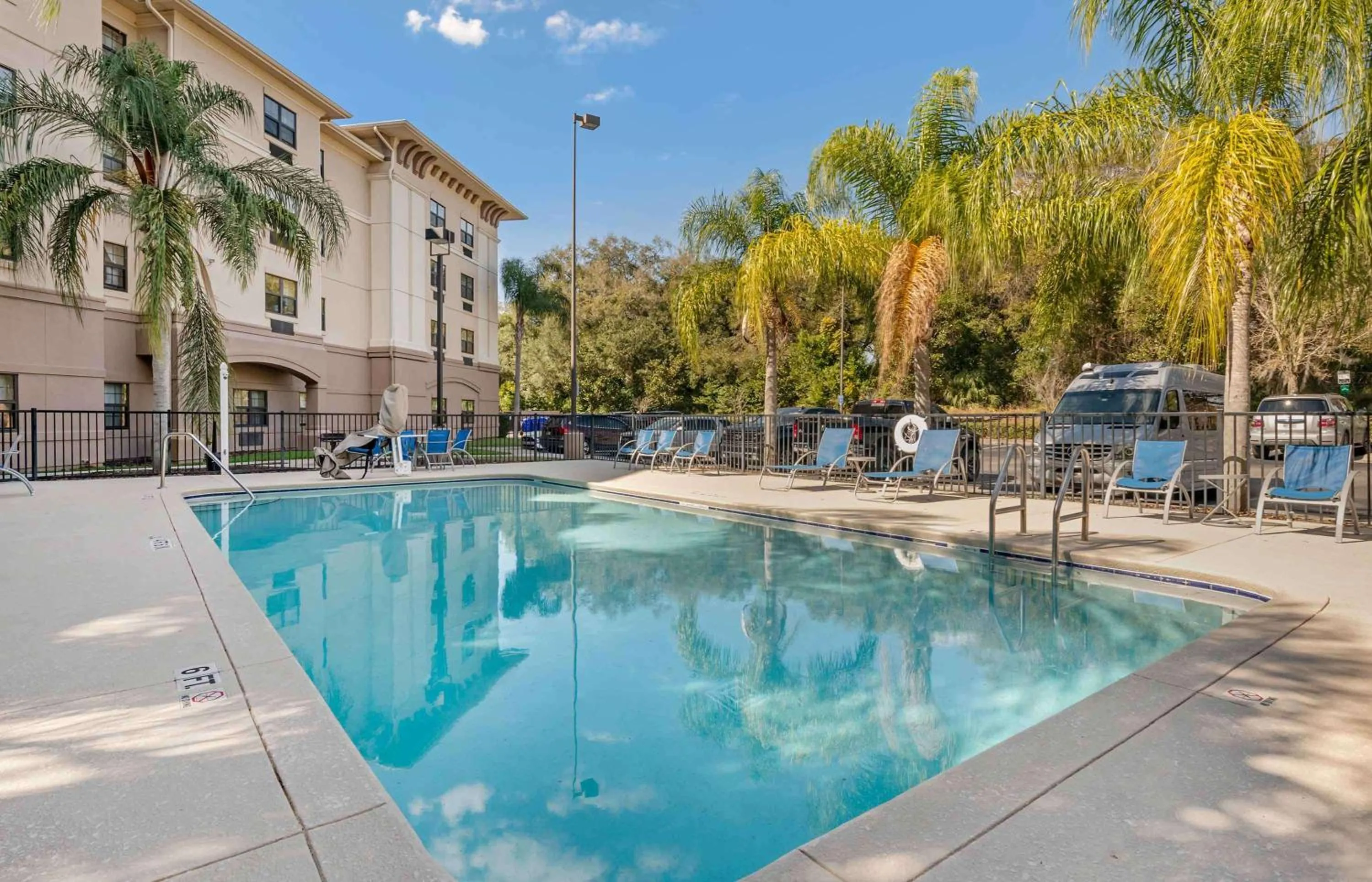 Pool view in Extended Stay America Premier Suites - Lakeland - I-4