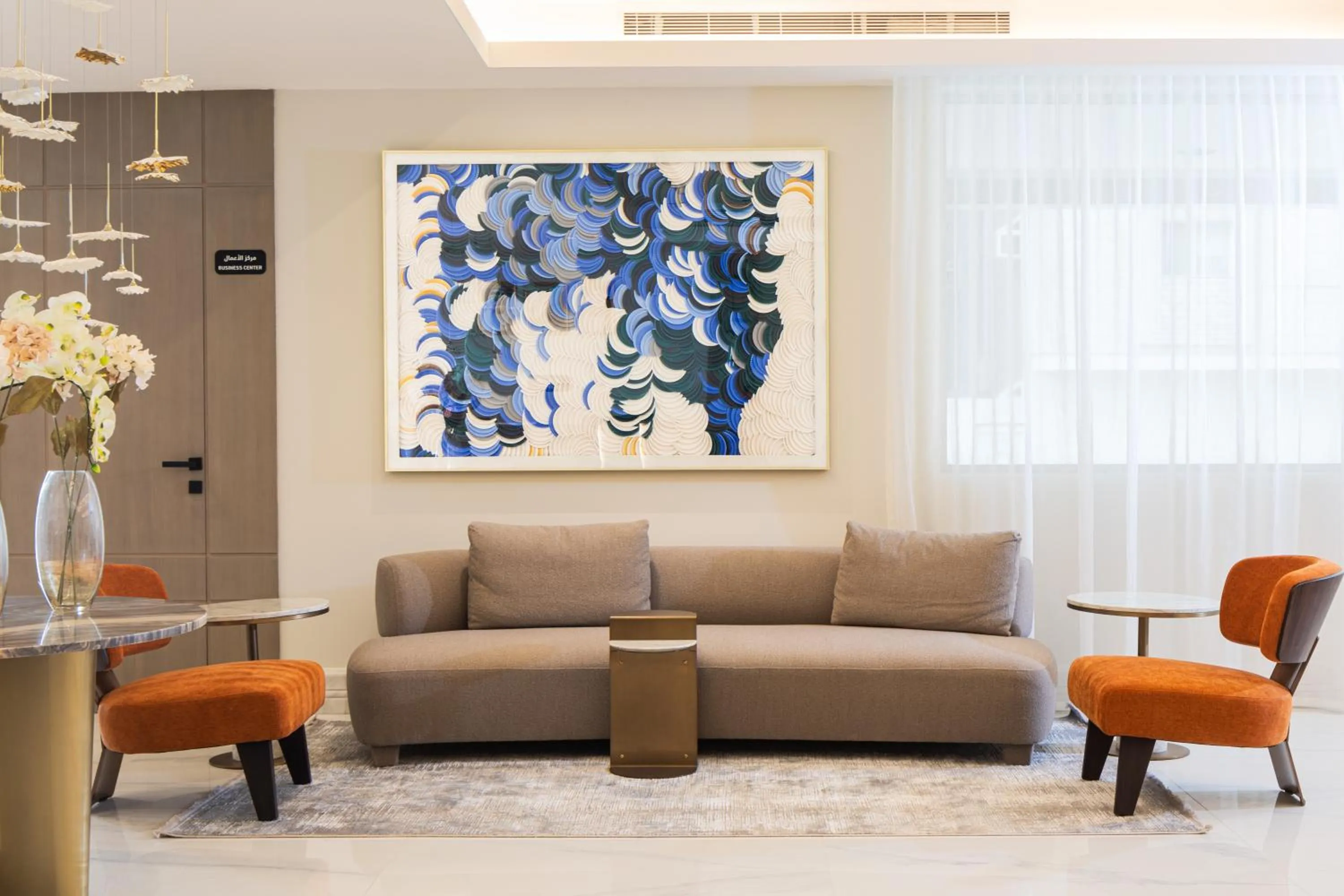 Lobby or reception in Merya Hotel Apartment - Zahra