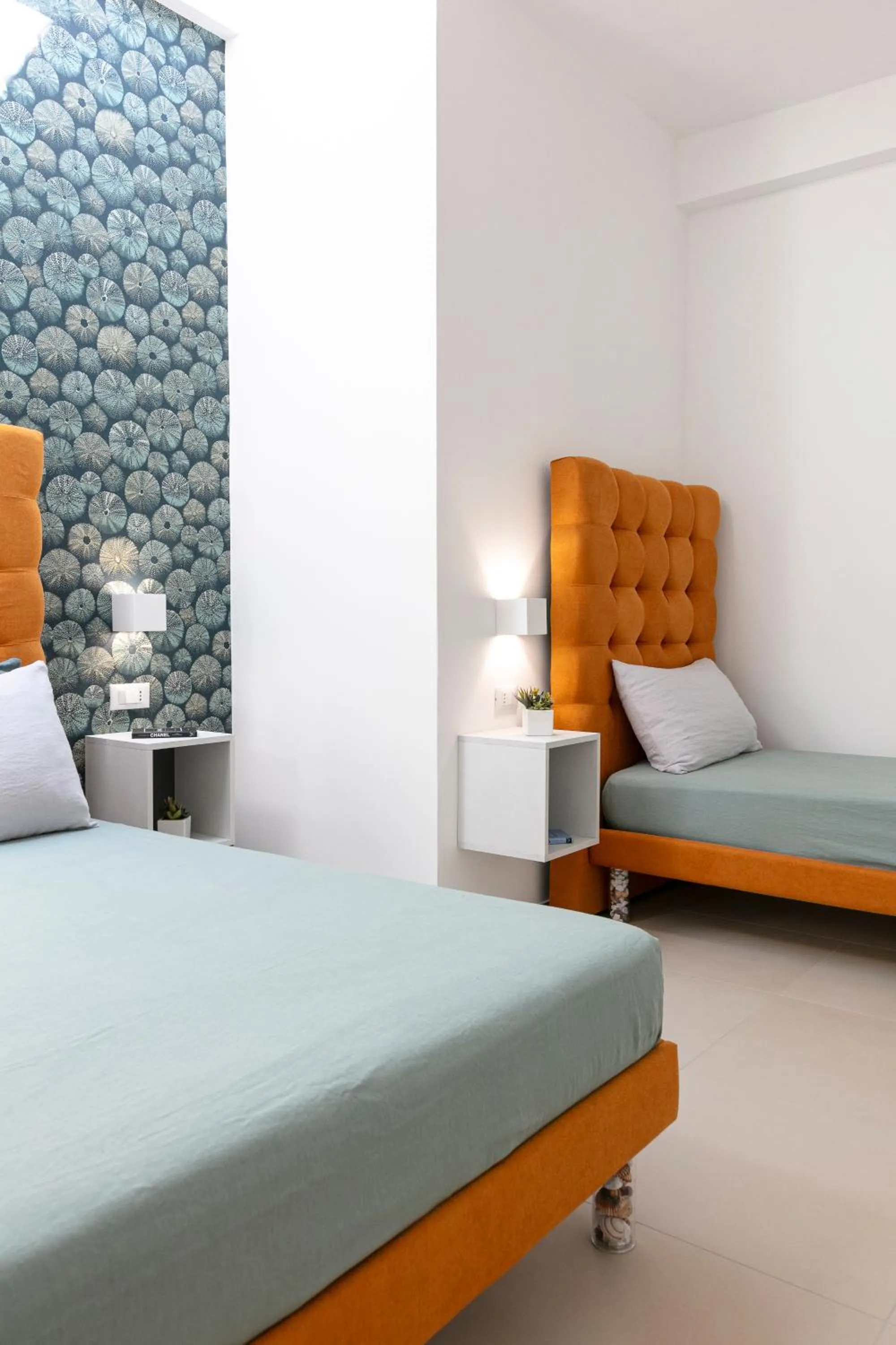 Bed in Stellaris Apartrooms