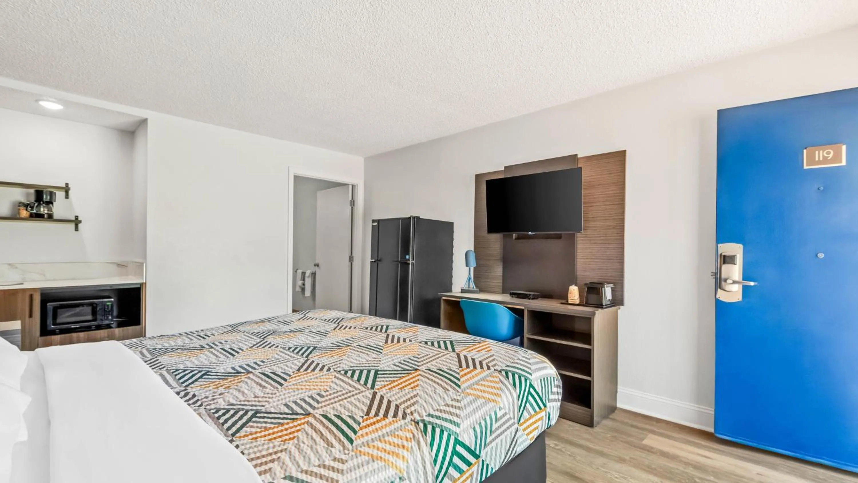 Bedroom, Bed in Motel 6 Hammond, LA – I 12 – I 55