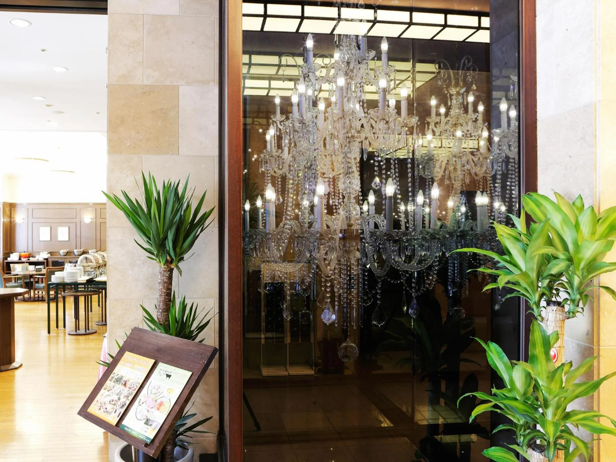 Decorative detail in Hotel Wing International Premium Tokyo Yotsuya