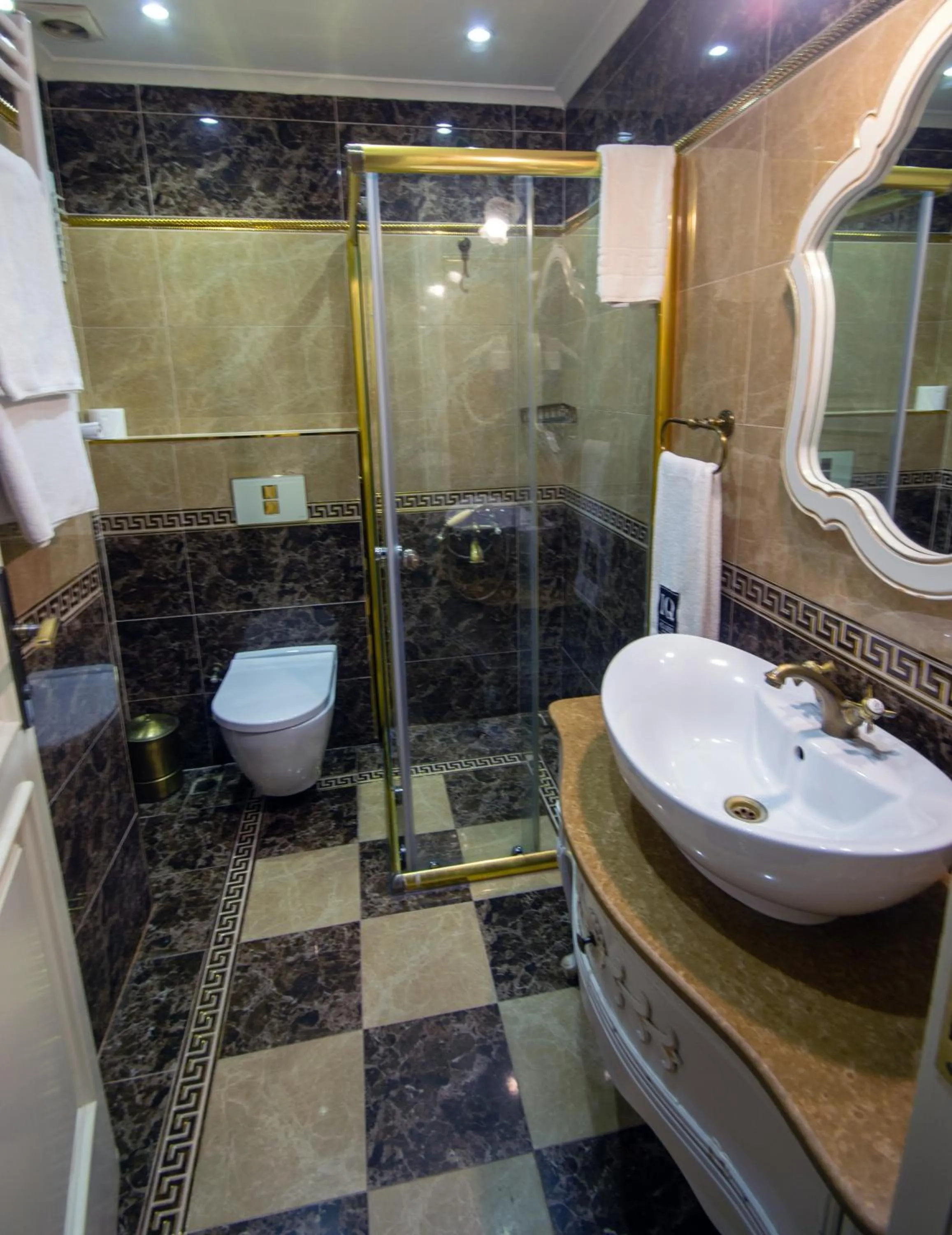 Bathroom in IQ Hotel