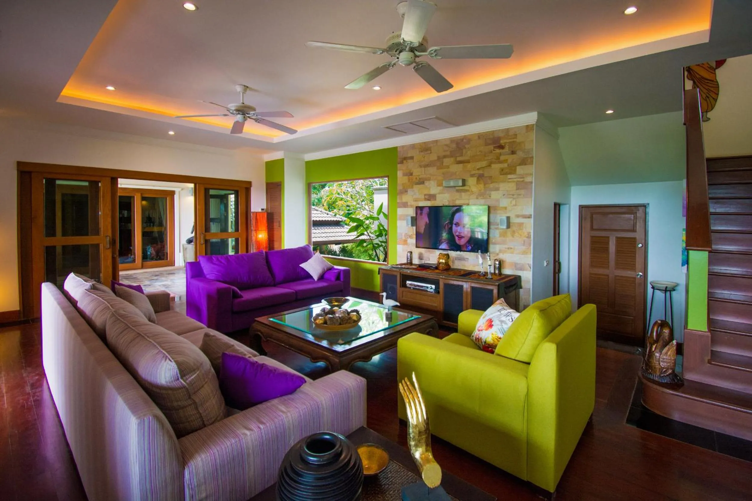 Living room in Villa Oriole