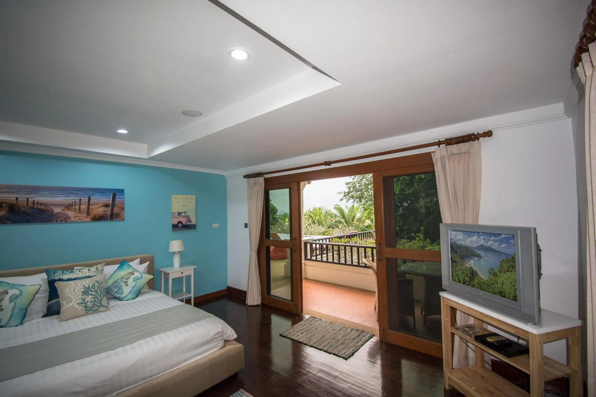 Balcony/Terrace, Bed in Villa Oriole
