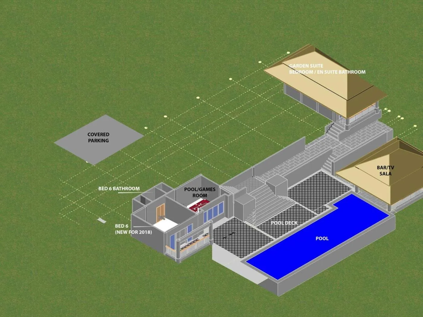 Floor plan in Villa Oriole