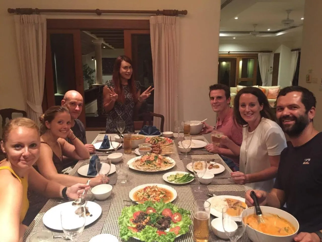 Dinner in Villa Oriole