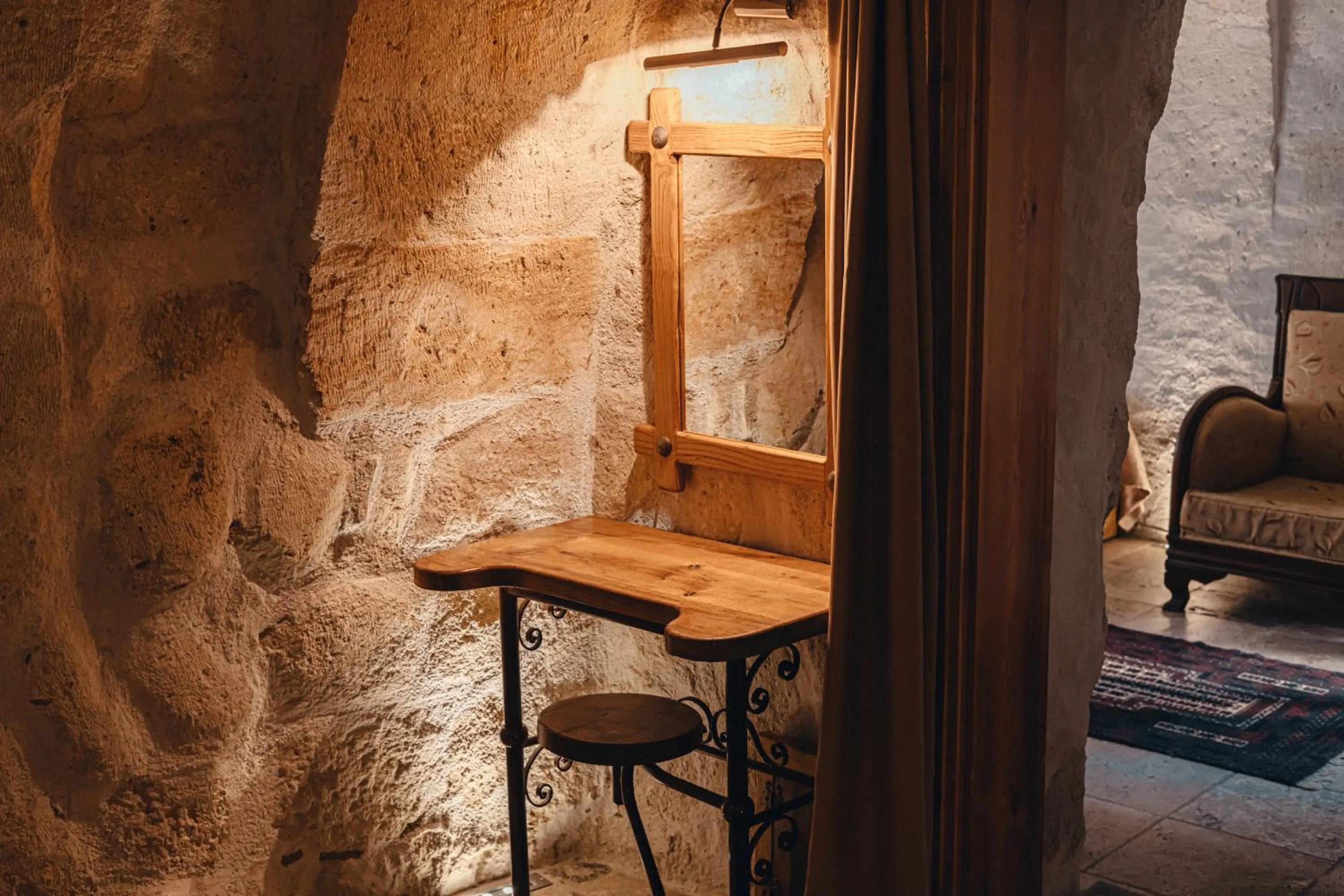 Seating area in Hanzade Cappadocia
