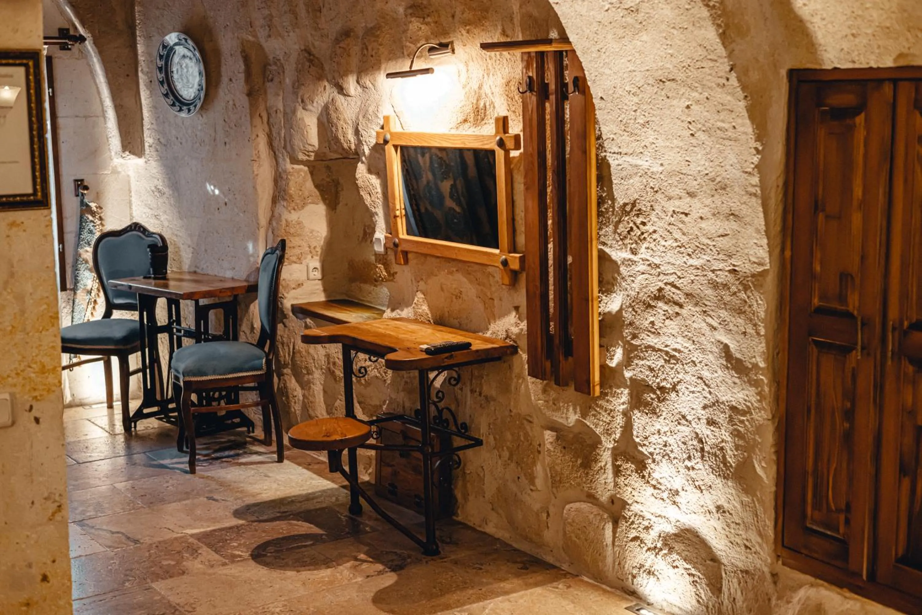 Seating area in Hanzade Cappadocia