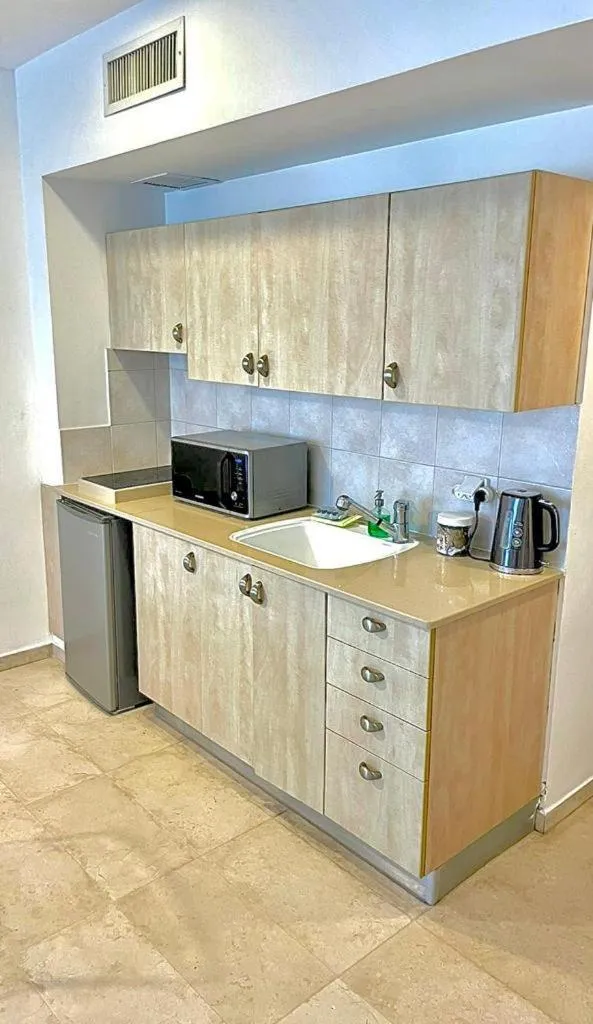 Kitchen or kitchenette in Okeanos Bmarina