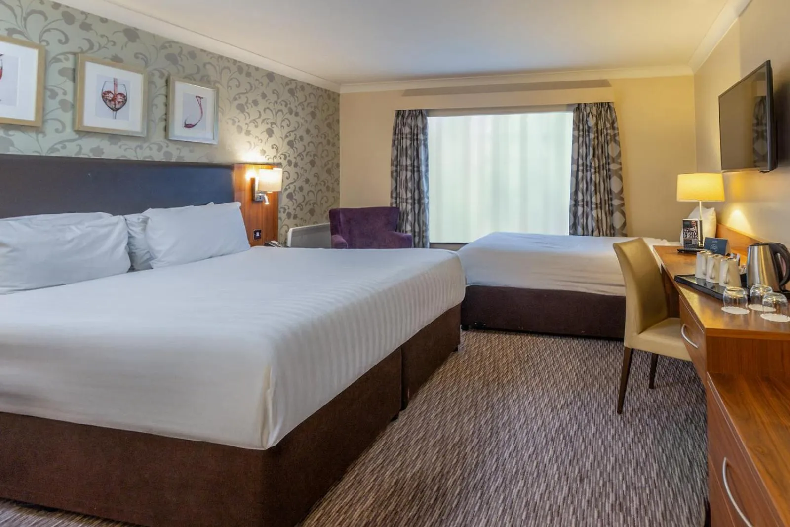 Bed in Gloucester Robinswood Hotel, BW Signature Collection