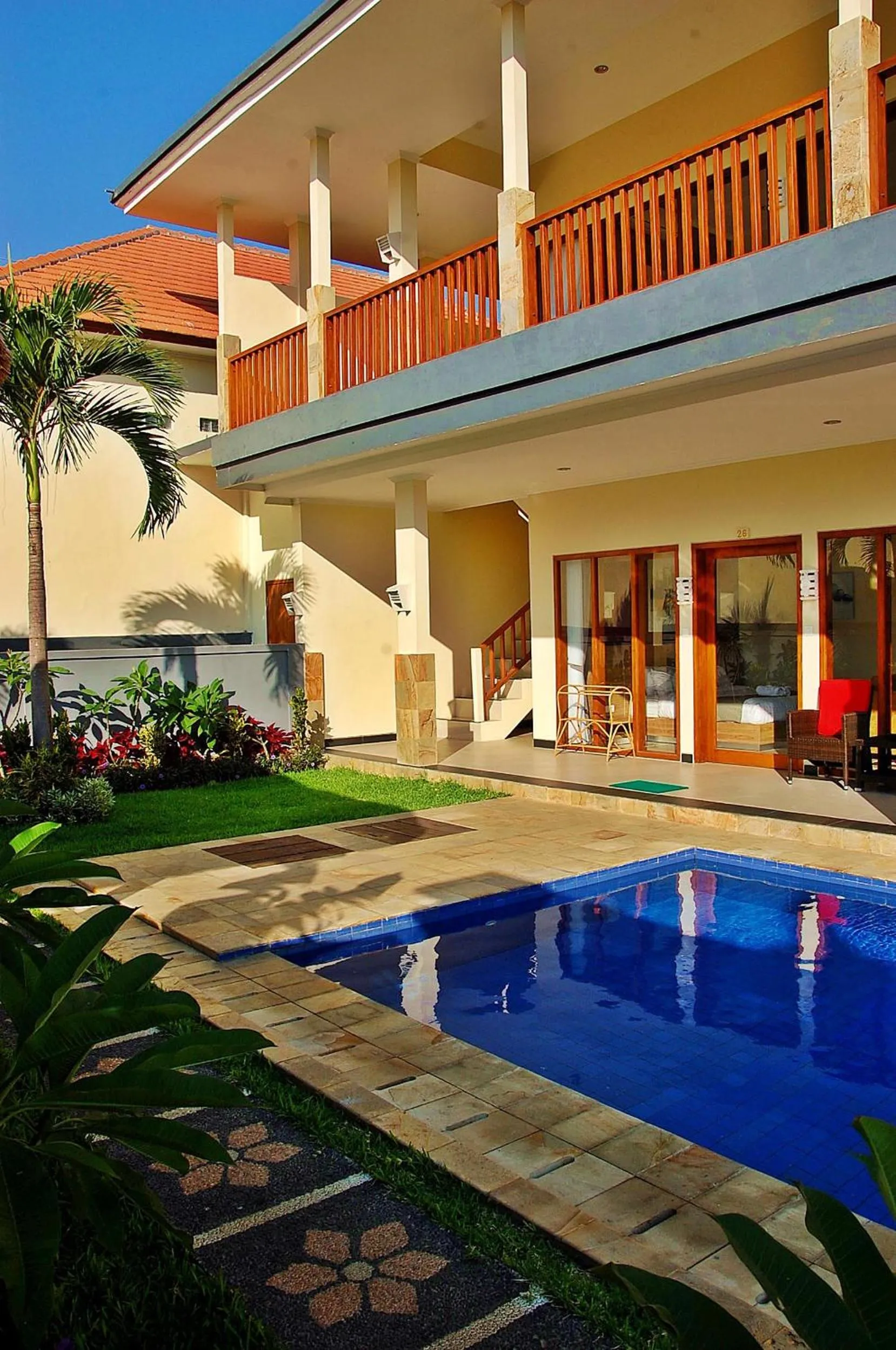 Patio in Bali Dive Resort and Spa