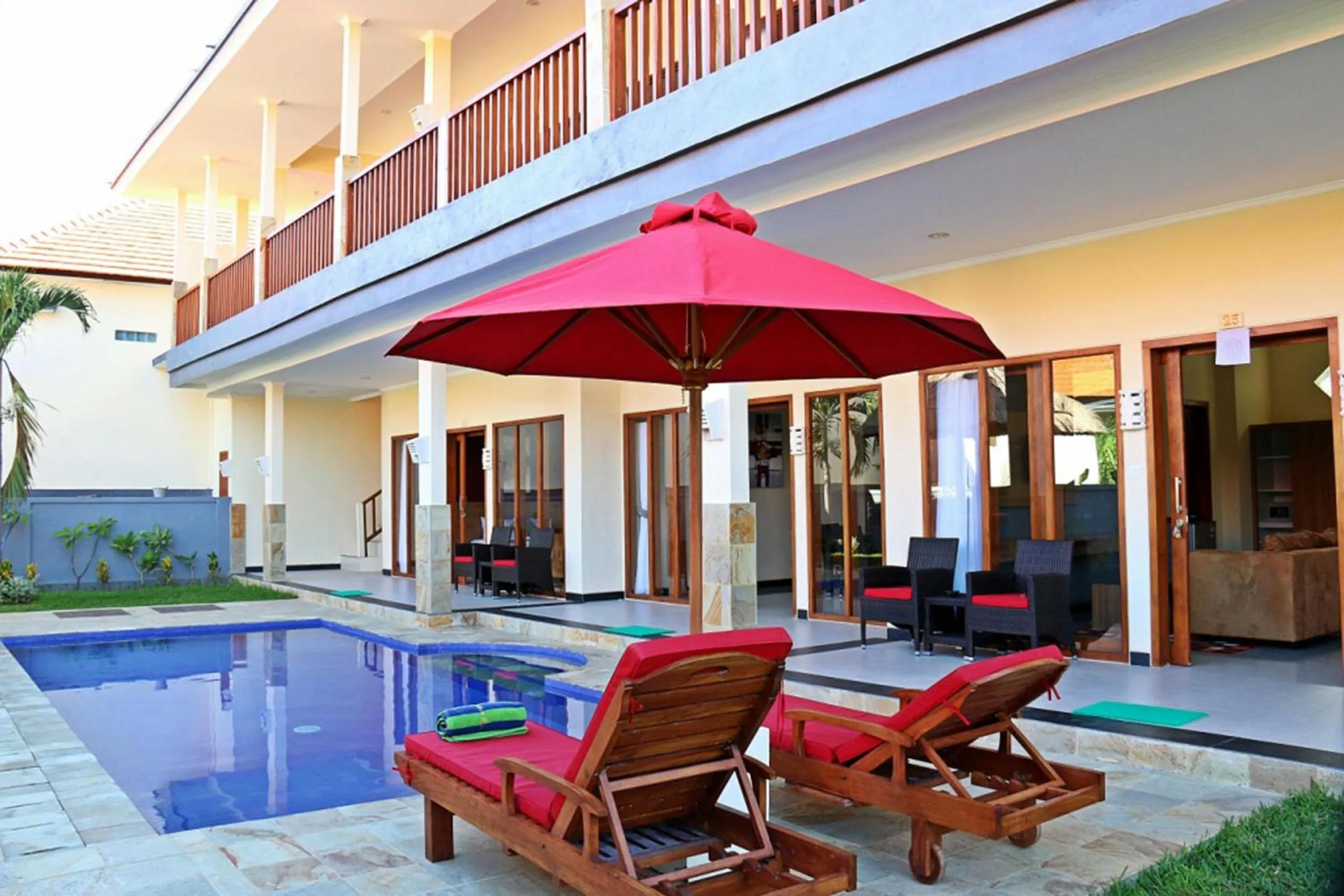 Pool view in Bali Dive Resort and Spa