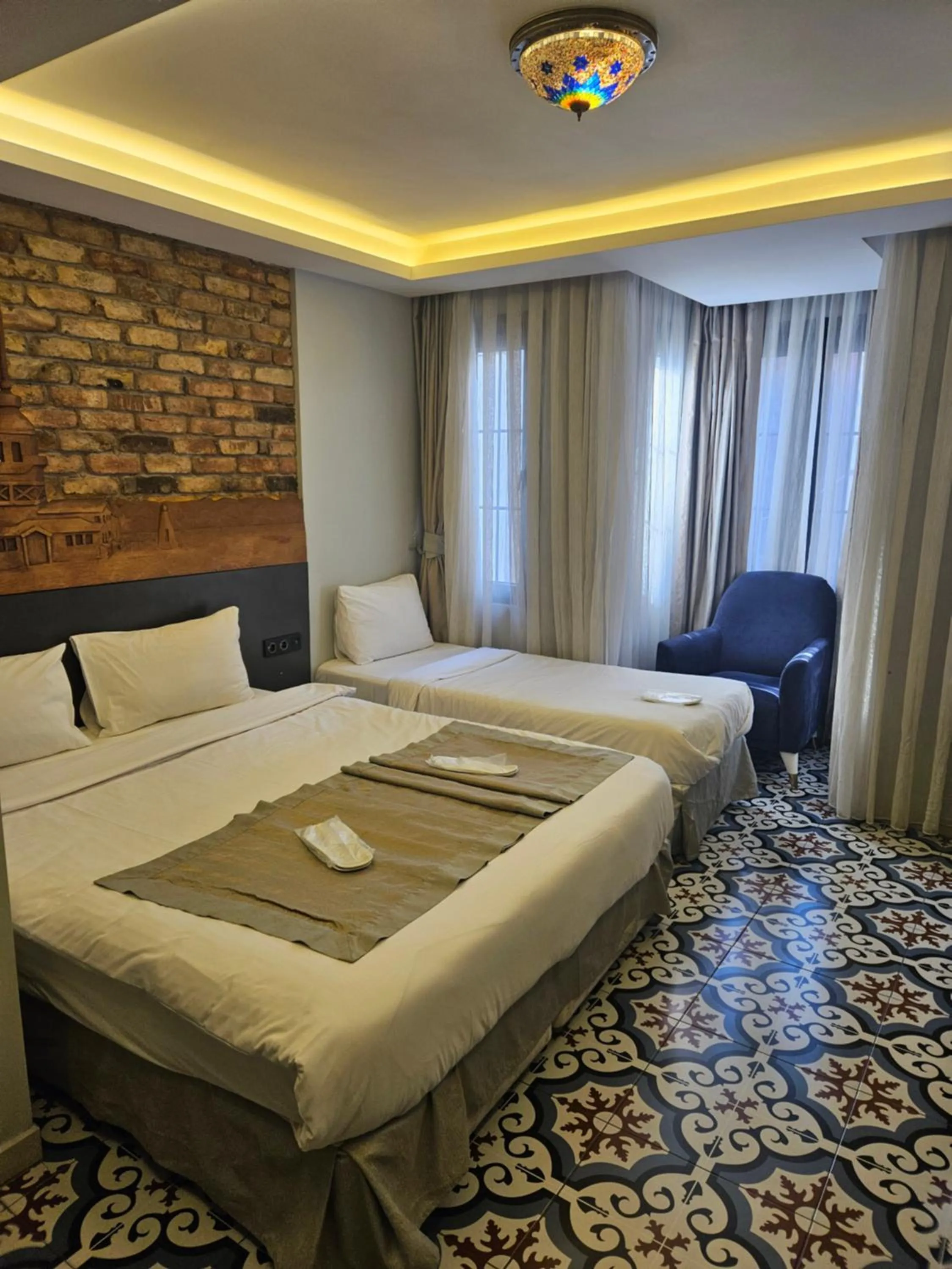 Living room, Bed in A Plus Residence