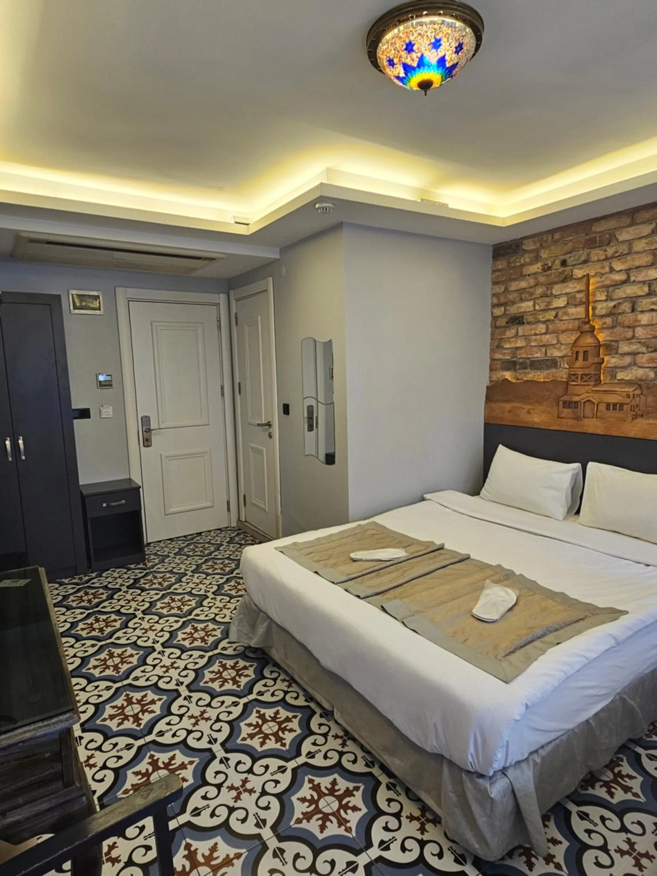 Living room, Bed in A Plus Residence