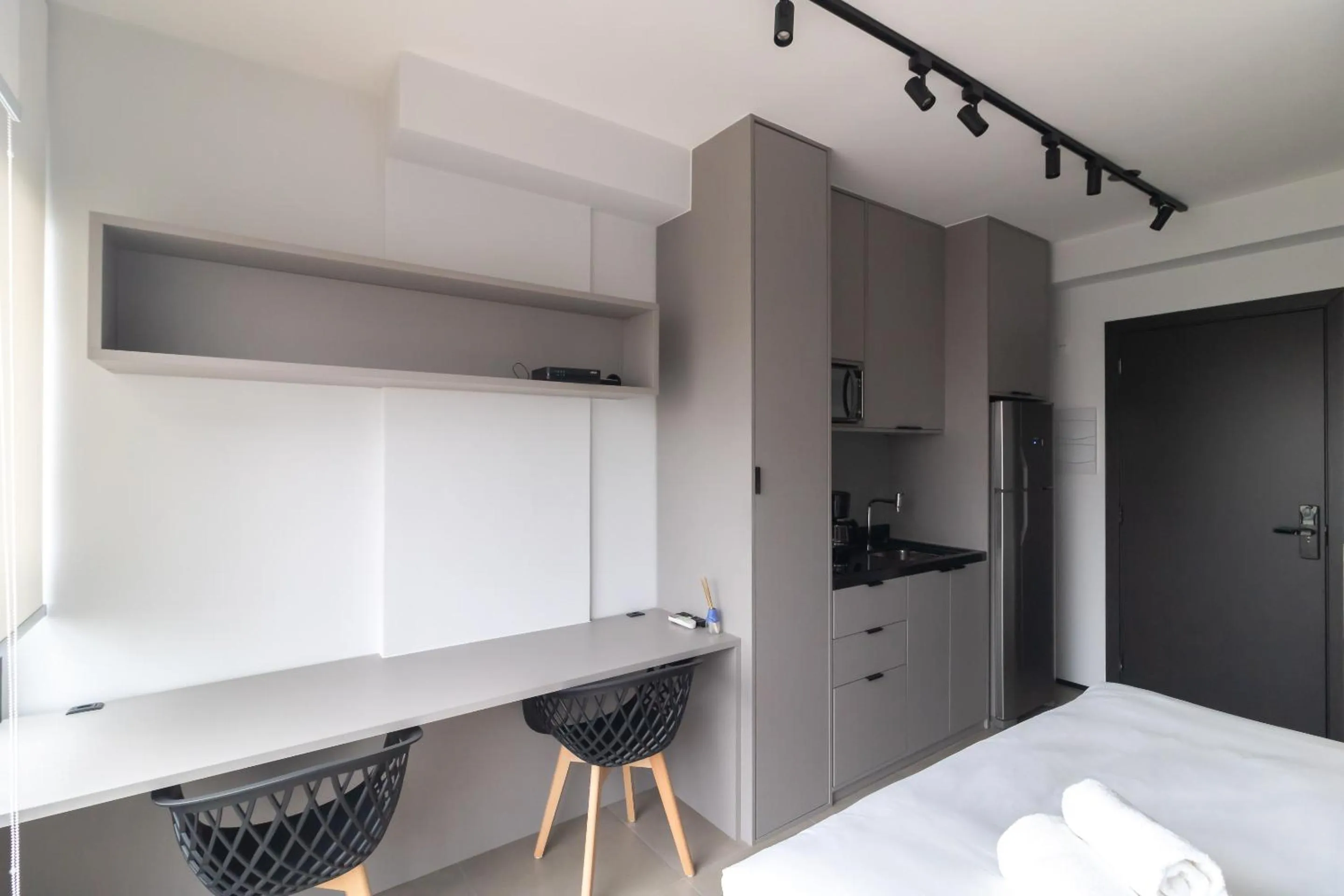 Kitchen or kitchenette, Bed in 360 VN Ueno by Housi