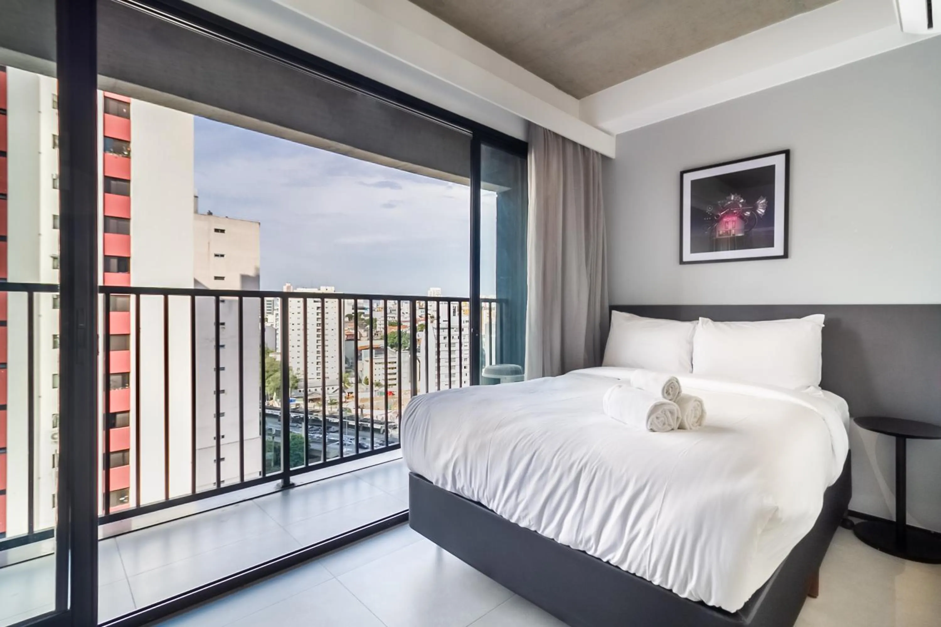 Balcony/Terrace, Bed in 360 VN Ueno by Housi