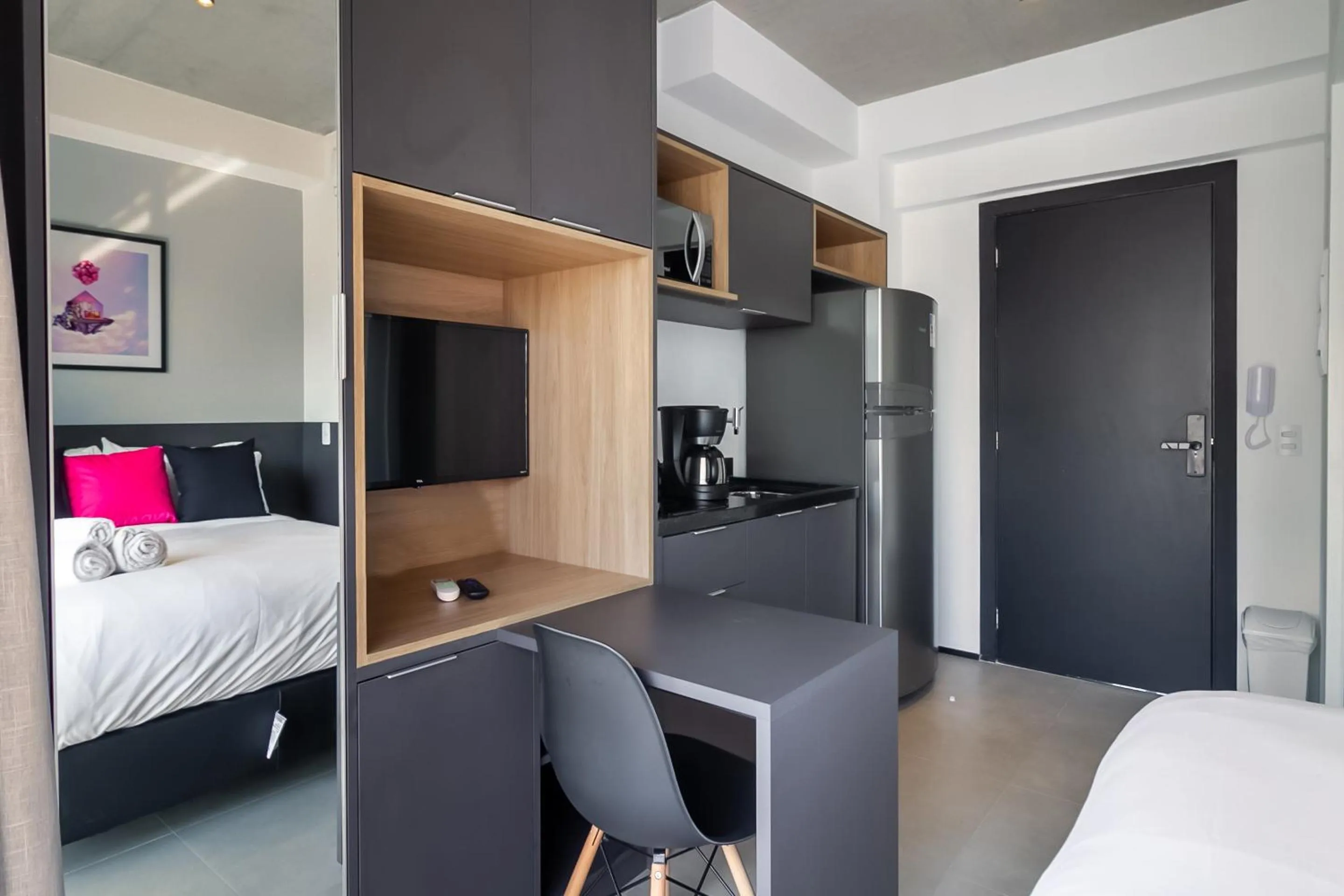 Photo of the whole room, Bed in 360 VN Ueno by Housi