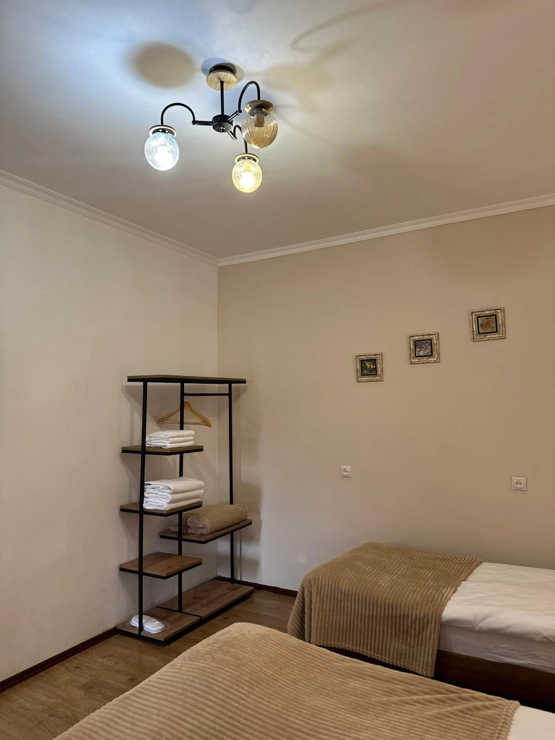 Decorative detail, Bed in Meshia Apartment