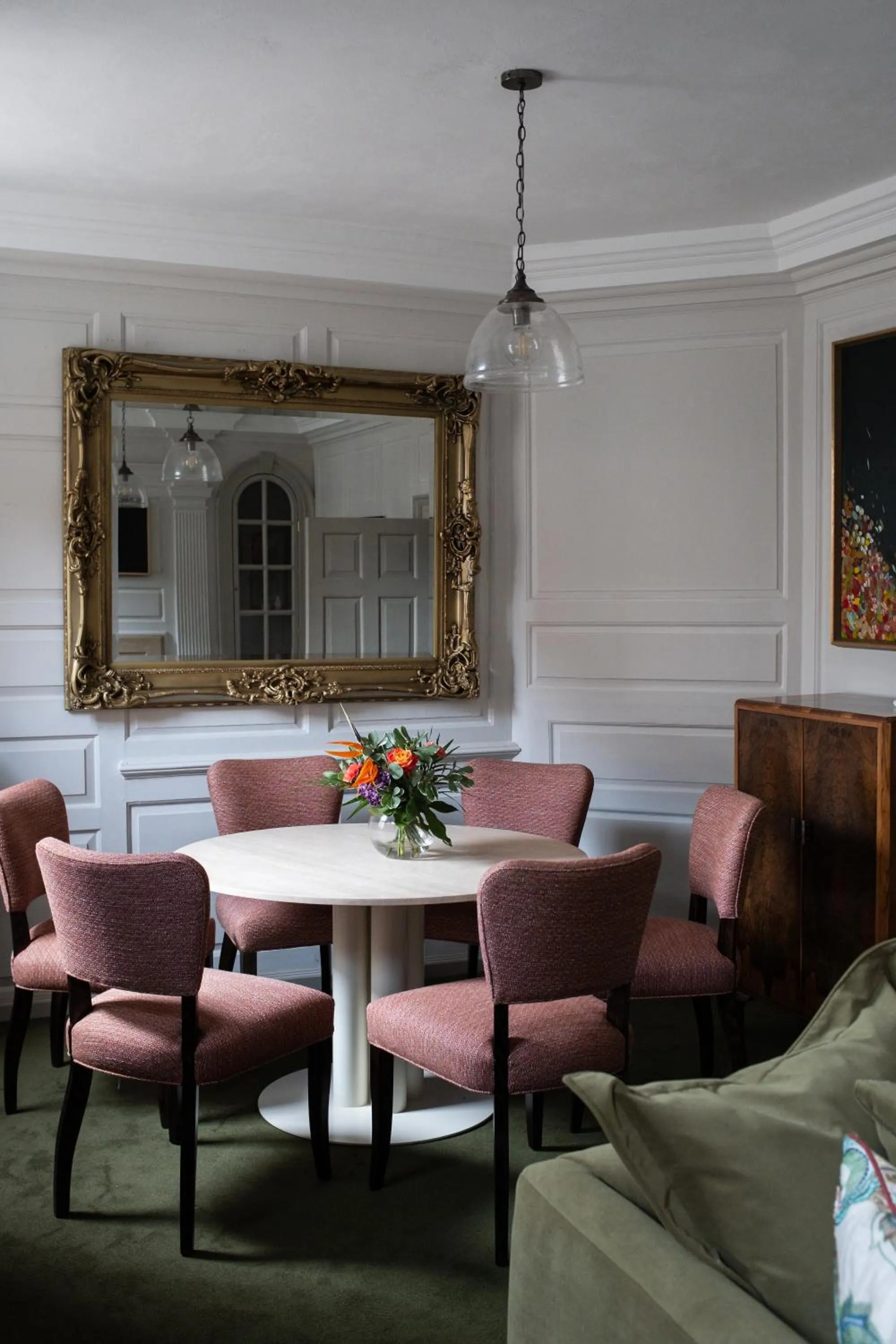 Dining area in The White Hart Hotel Lincoln