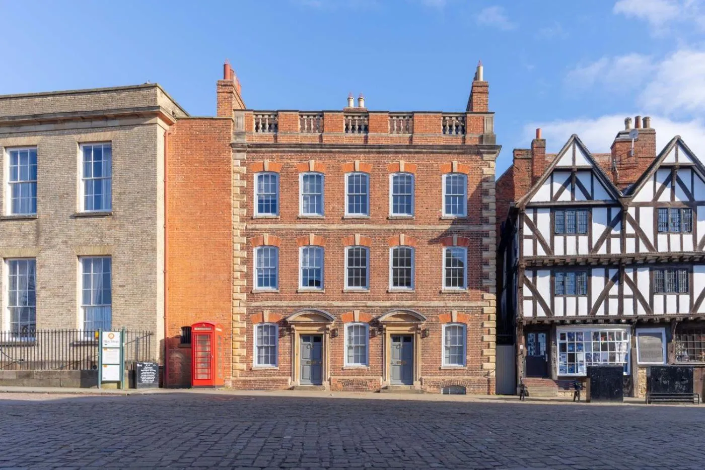 Property building in The White Hart Hotel Lincoln